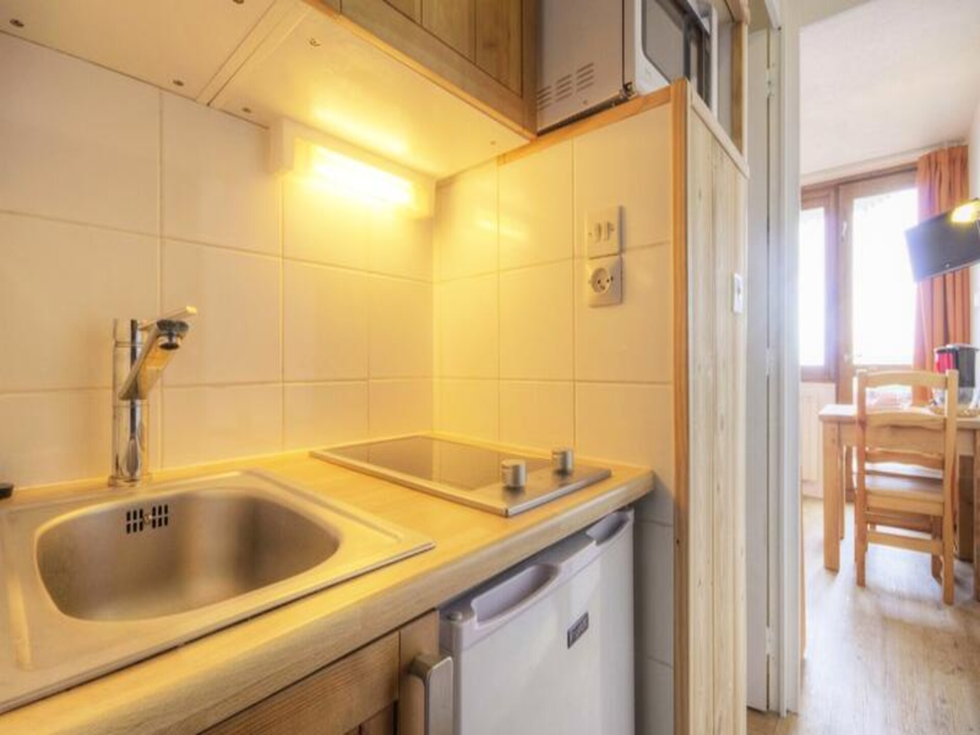 Studio op 8e verdieping met Mont Blanc uitzicht, direct aan de piste in Plagne Centre - foto 8