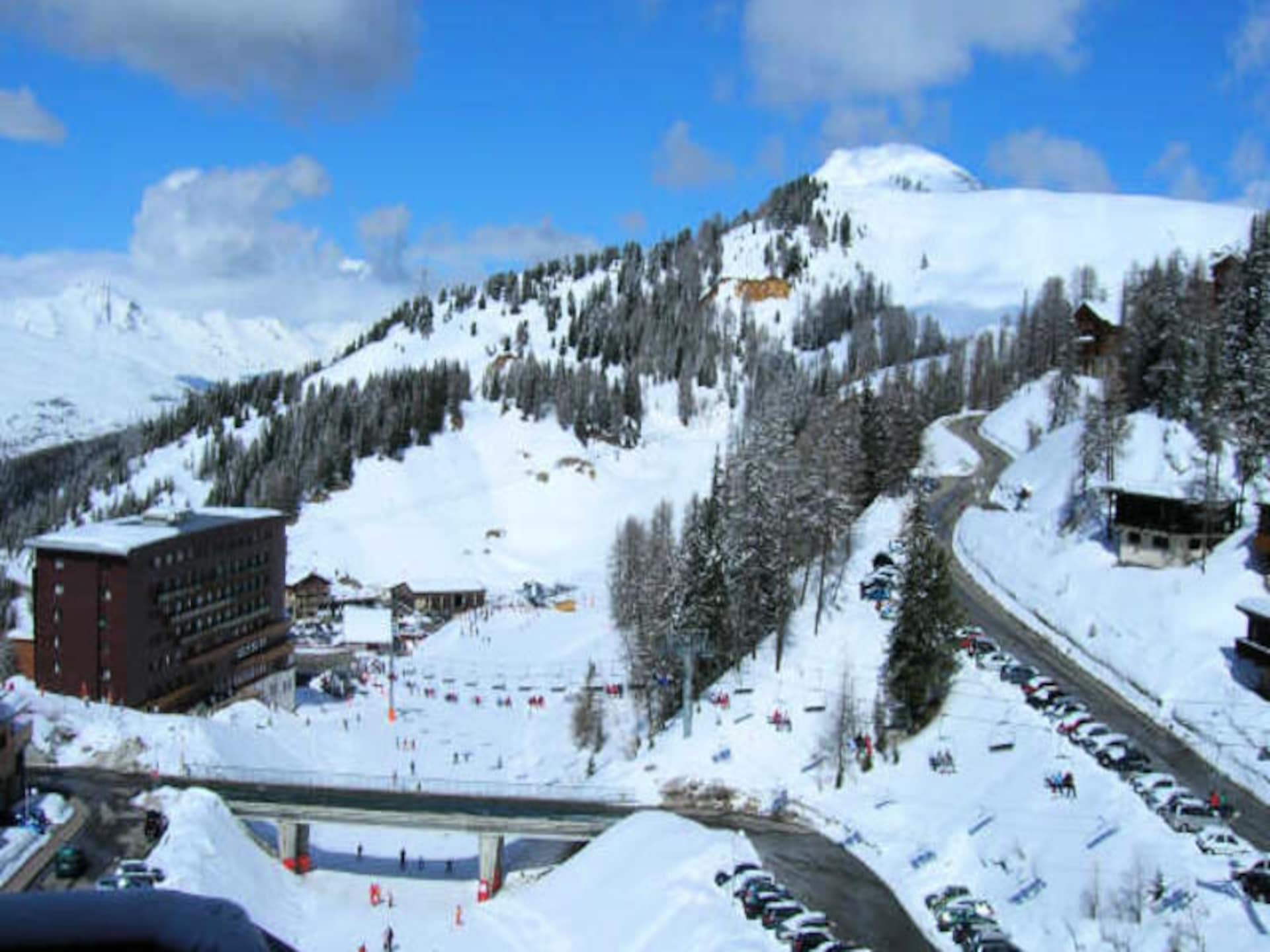 Studio op 8e verdieping met Mont Blanc uitzicht, direct aan de piste in Plagne Centre - foto 9