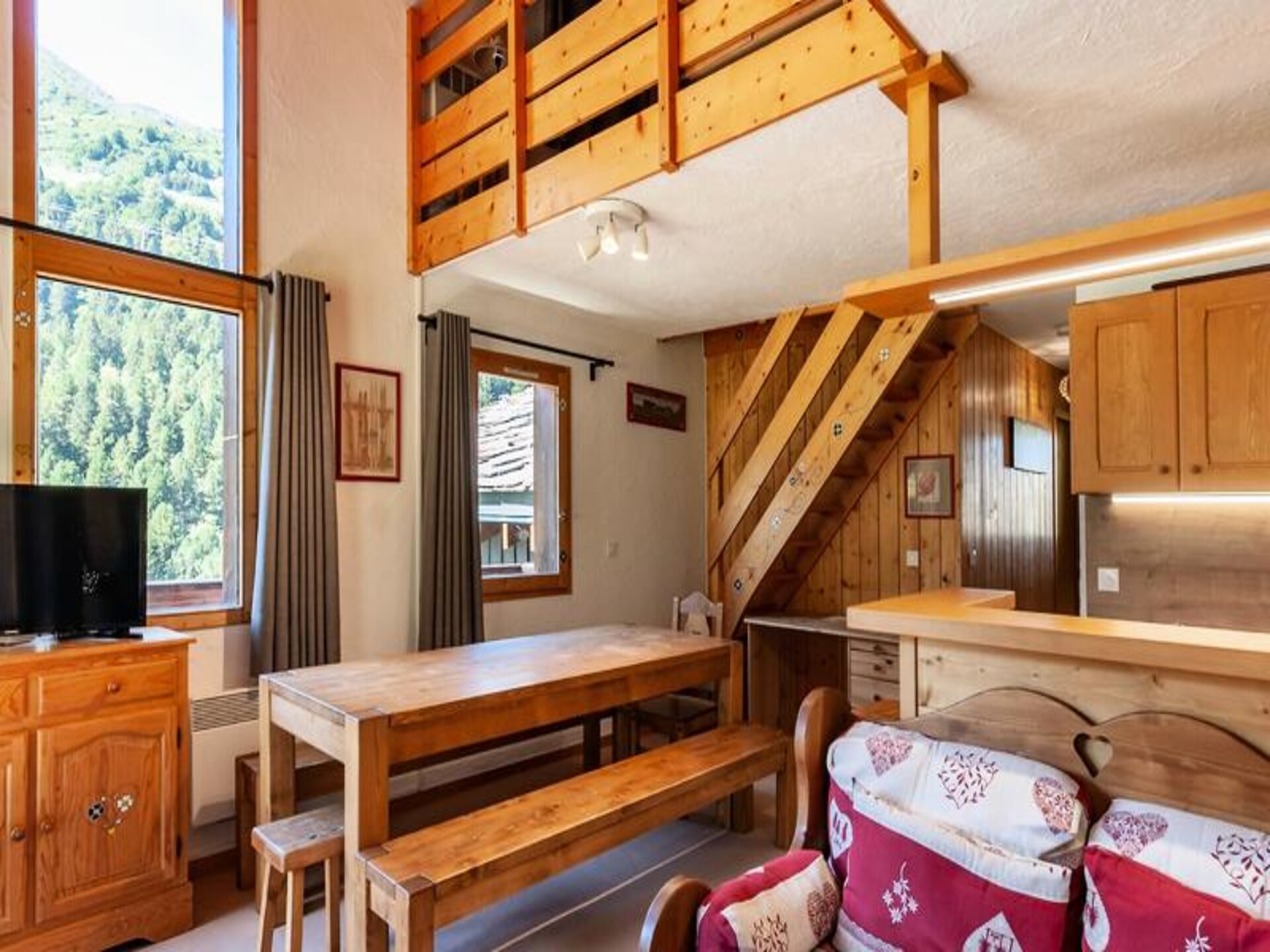 Rustiek appartement aan het Tuedameer, vlakbij de pistes van Méribel Mottaret - foto 5
