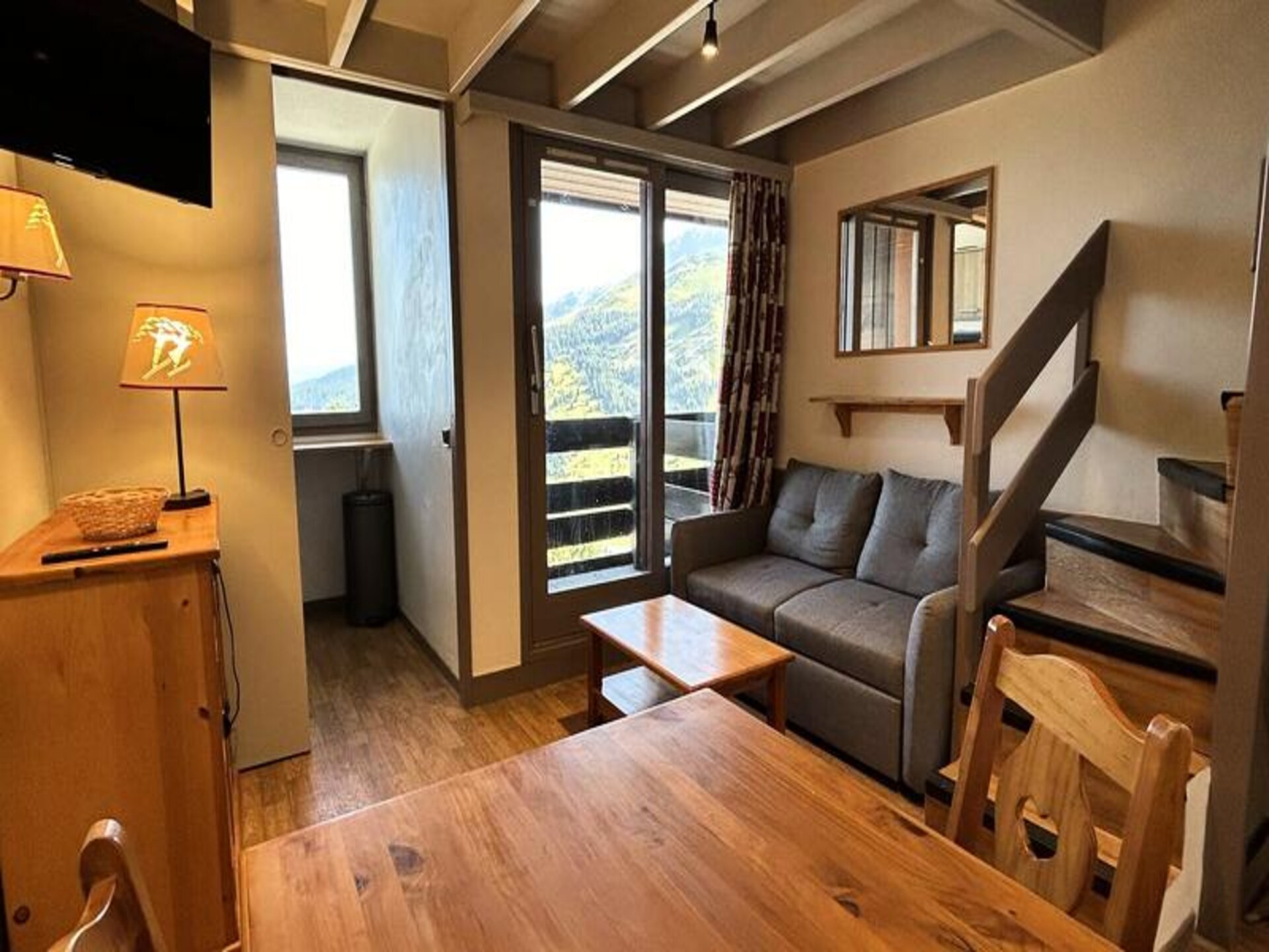 Duplex aan de piste in Méribel Mottaret met panoramisch uitzicht - foto 2