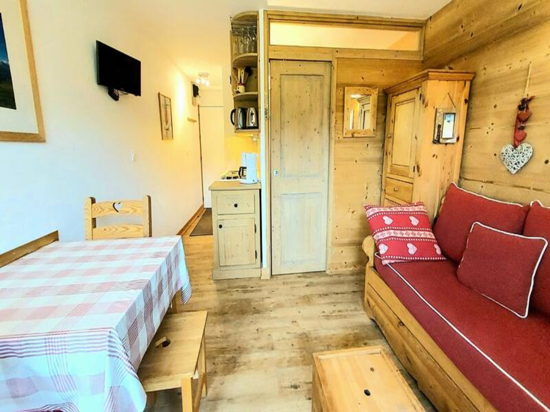 Knusse studio op 2050m met directe piste-toegang en panoramisch uitzicht - foto 6