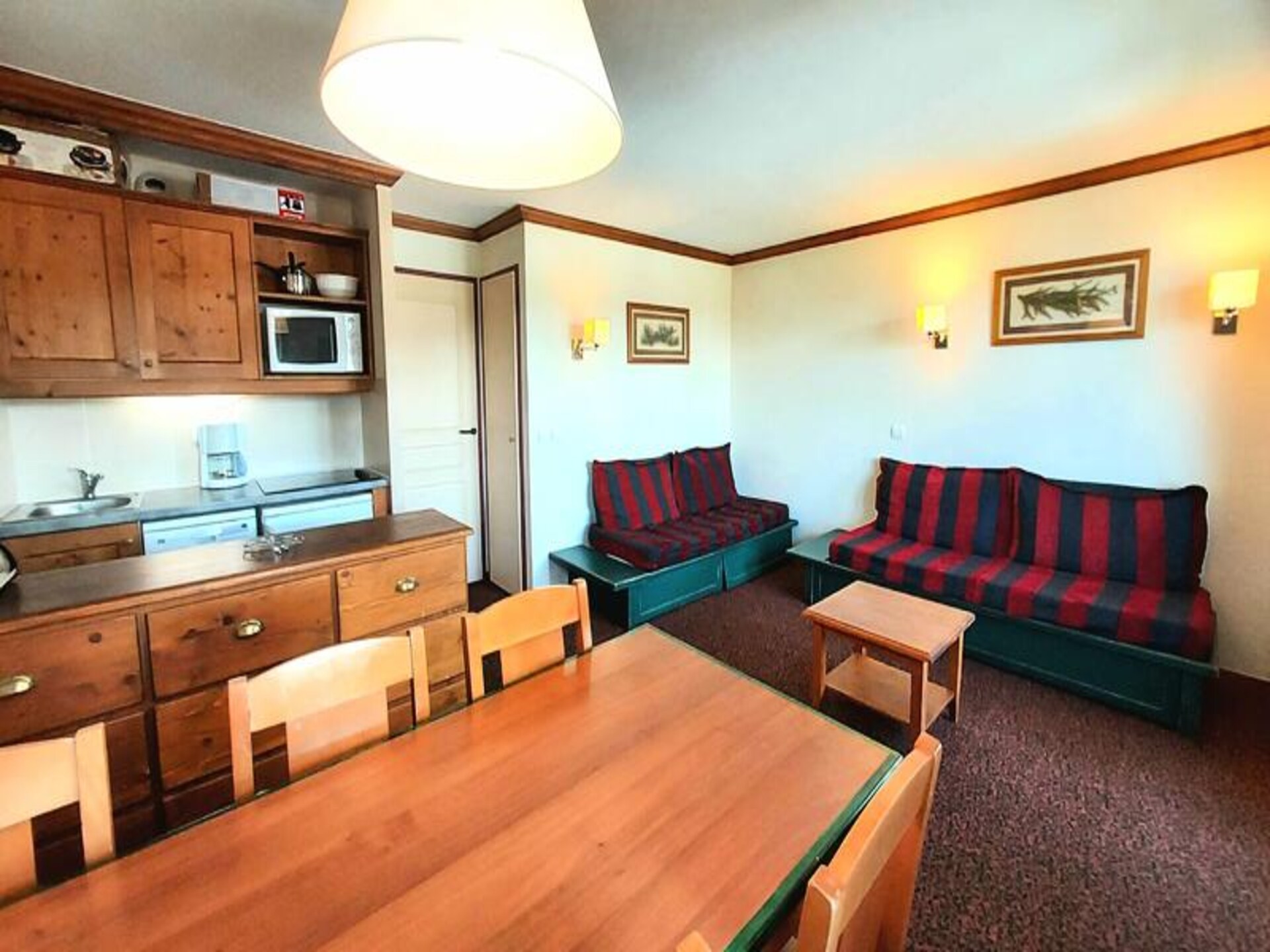 Ski-in/ski-out appartement La Plagne met zuidelijk balkon en piste-uitzicht - foto 2
