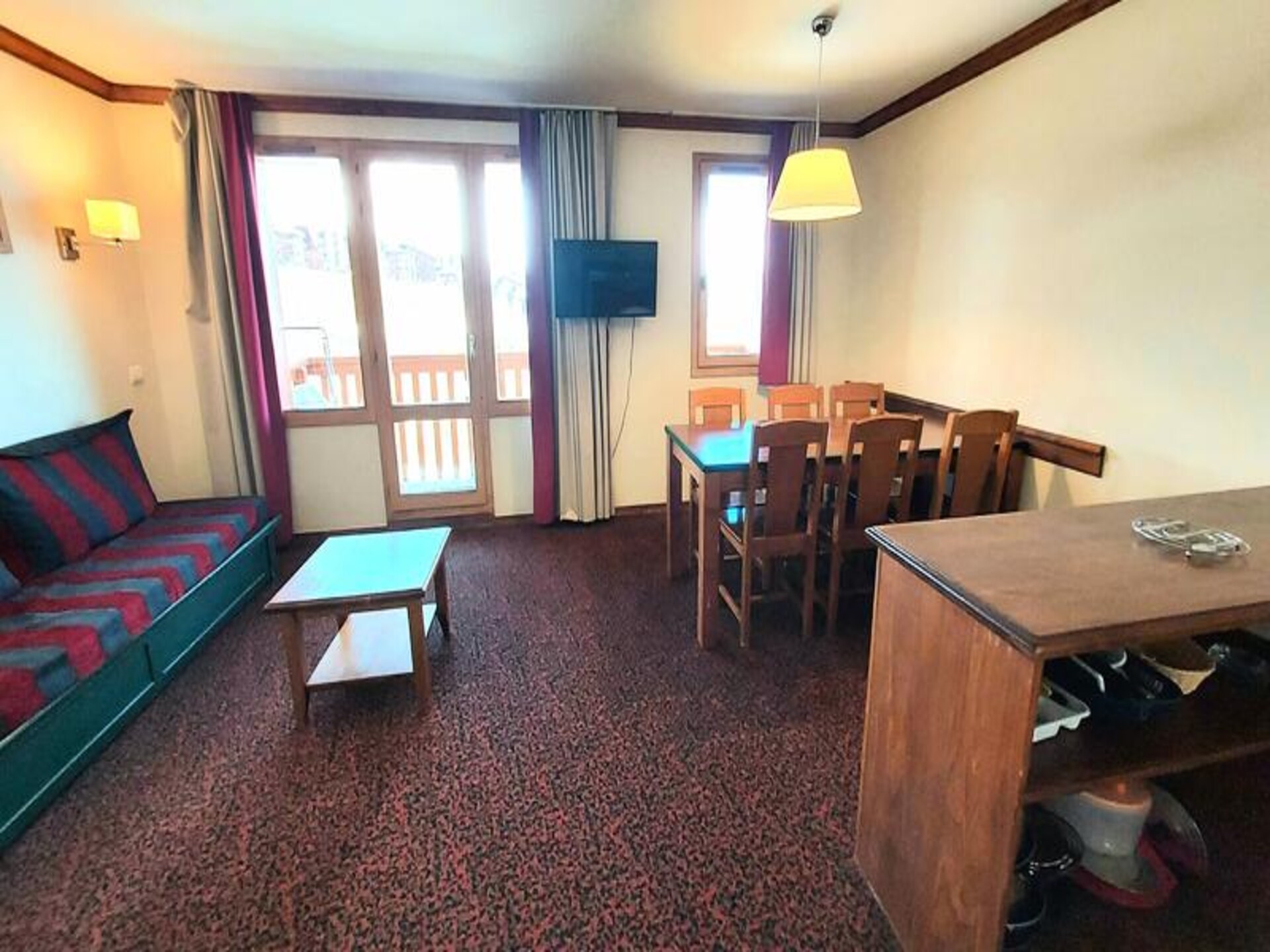 Ski-in/ski-out appartement La Plagne met zuidelijk balkon en piste-uitzicht - foto 6