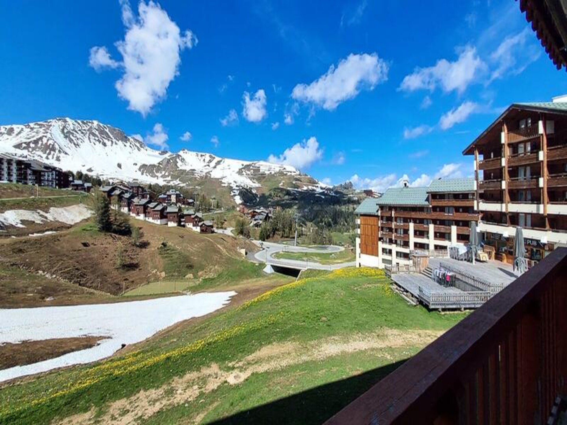 Ski-in/ski-out appartement La Plagne met zuidelijk balkon en piste-uitzicht - foto 18