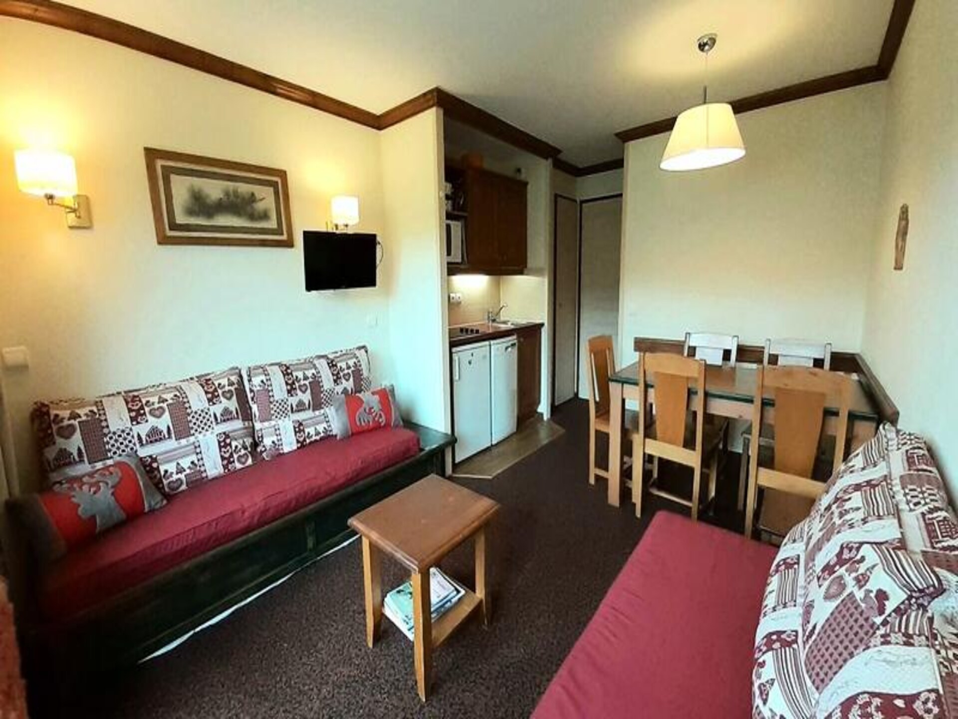Ski-in/ski-out appartement in La Plagne Tarentaise voor 5 personen - foto 4