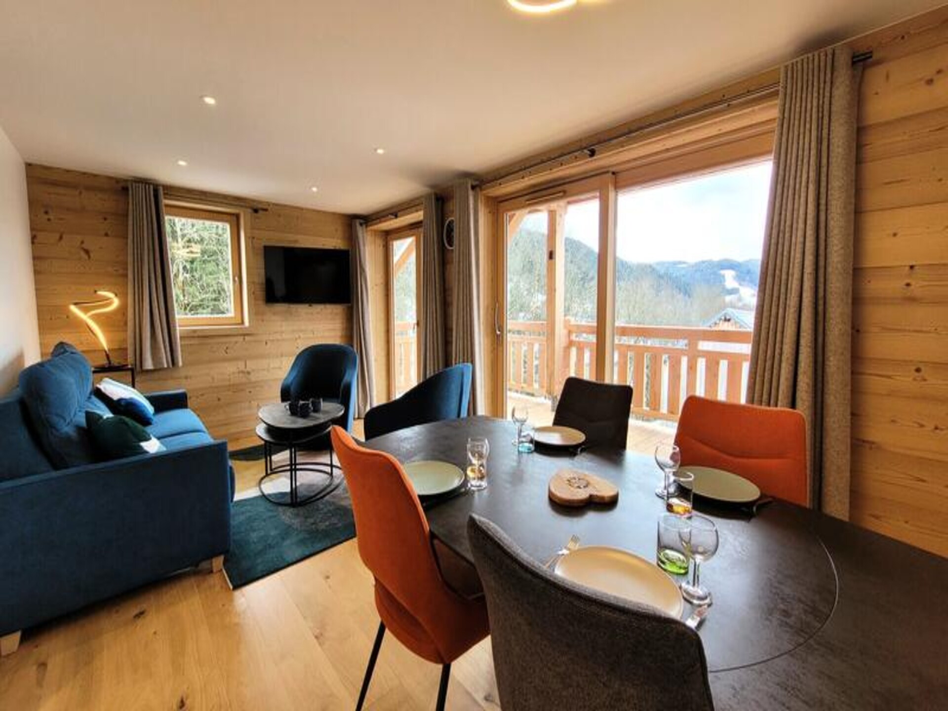 Nieuw appartement in Les Gets, 500m van de piste met zonnig terras - foto 2