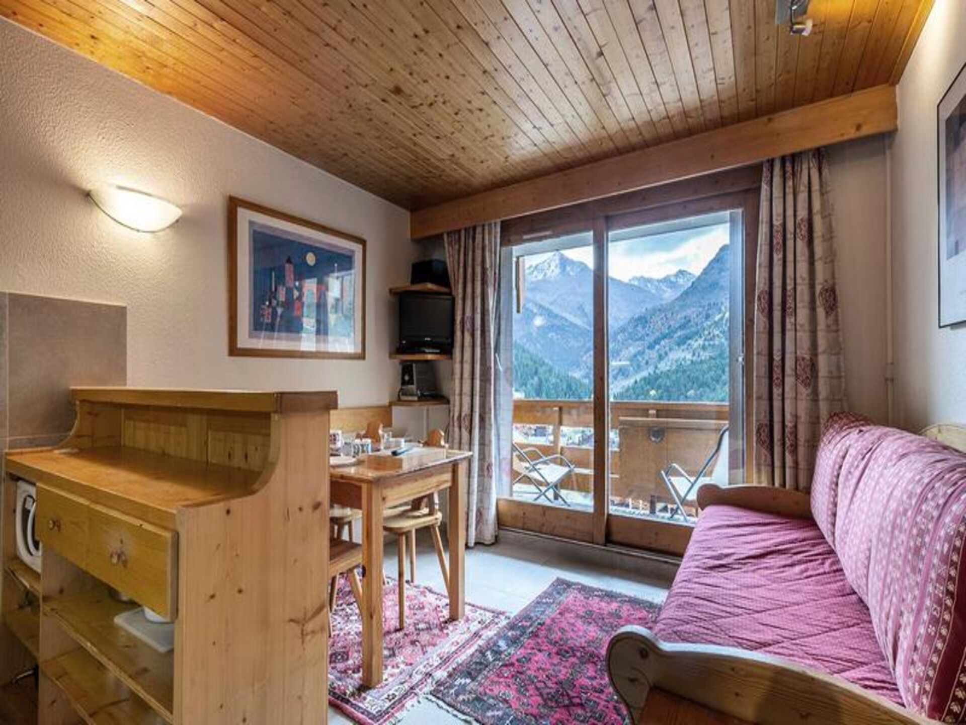 Appartement aan de piste met uitzicht op Lac de Tueda en Mont Vallon - foto 1