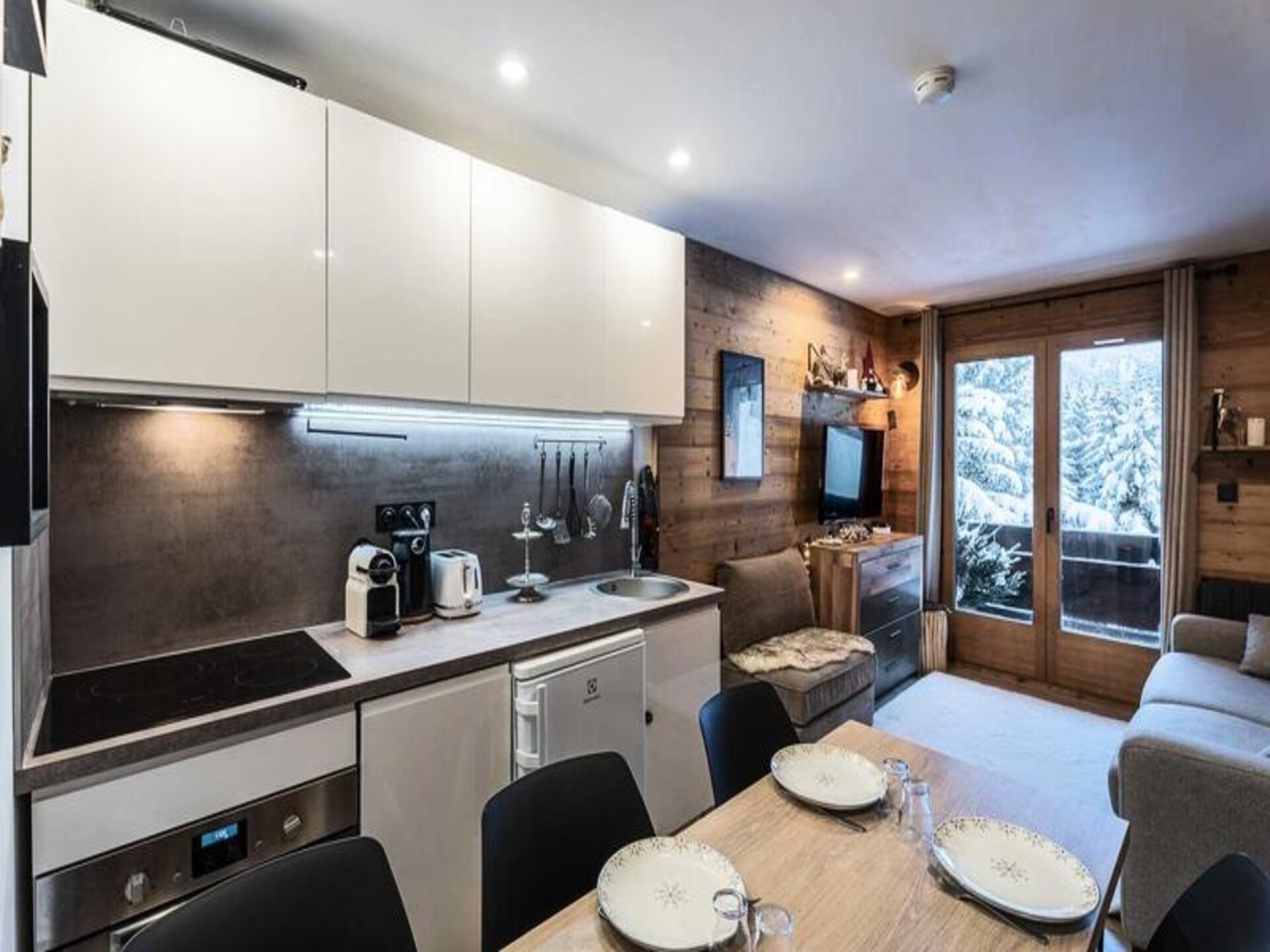 Résidence Erines: 3-kamerappartement met uitzicht op Mont Vallon in Méribel Mottaret - foto 2