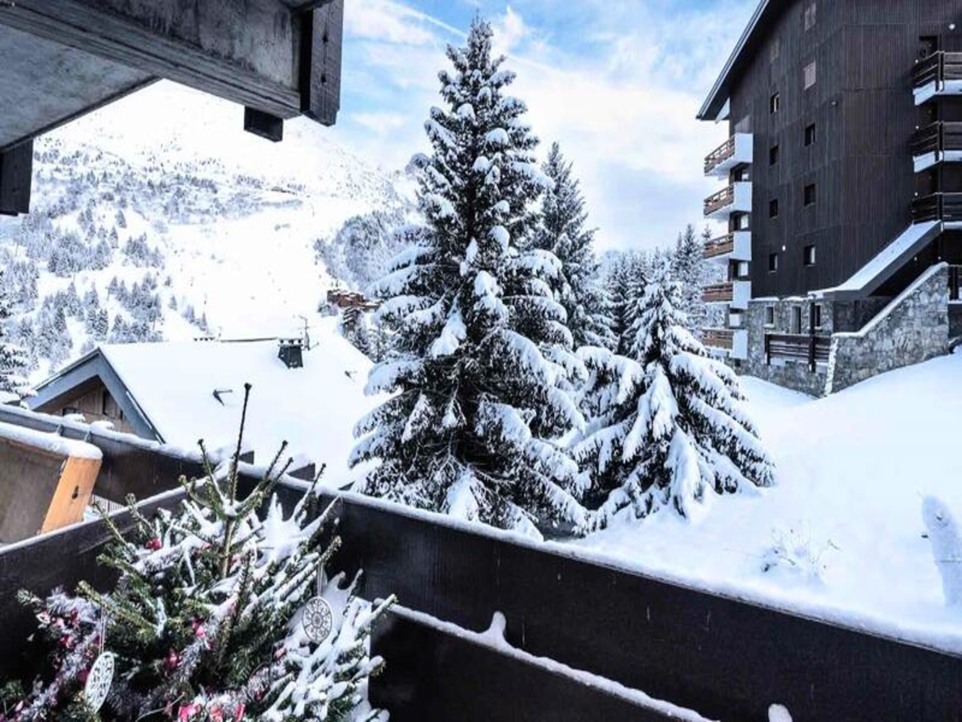 Résidence Erines: 3-kamerappartement met uitzicht op Mont Vallon in Méribel Mottaret - foto 12