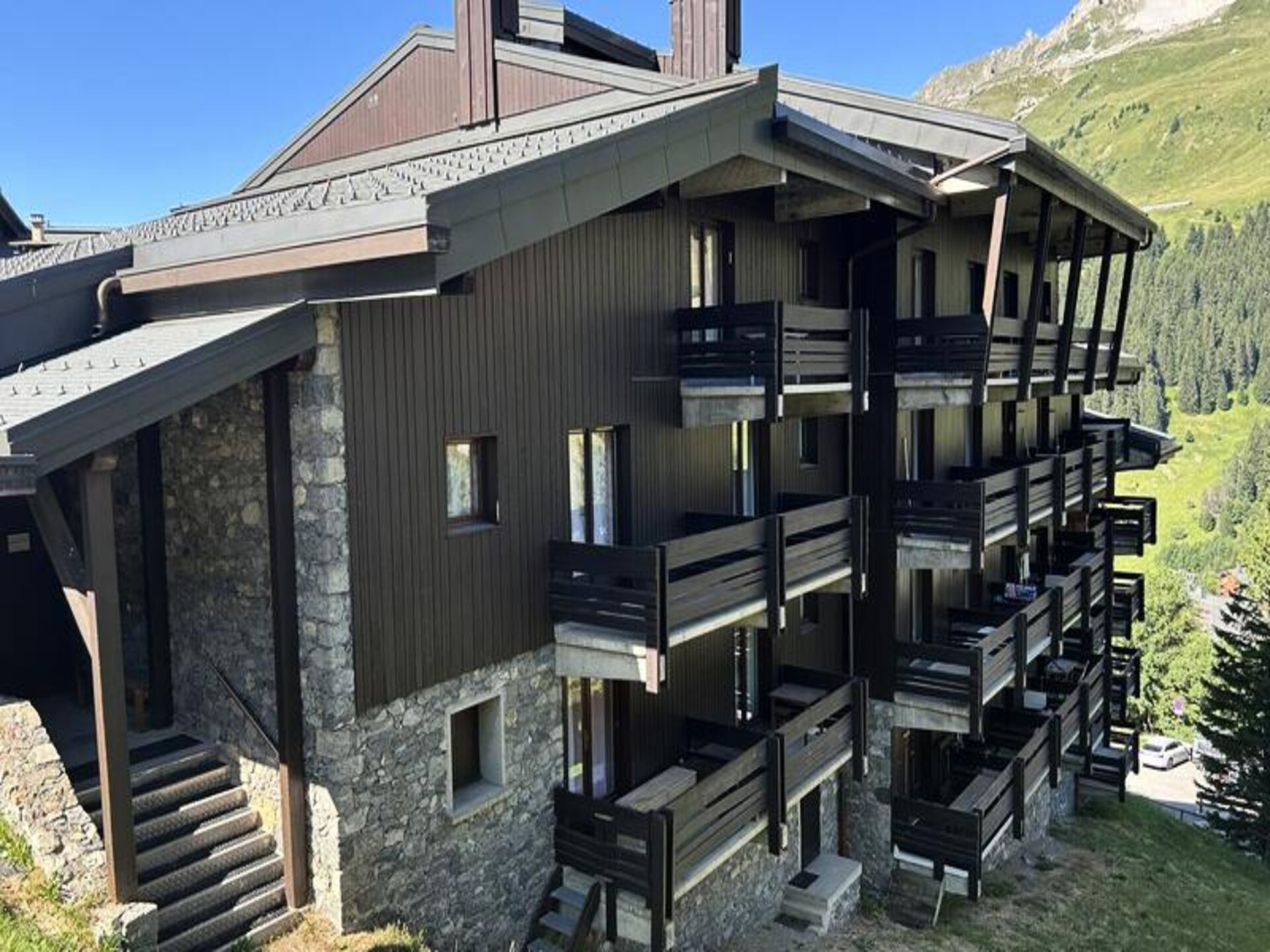 Résidence Erines: 3-kamerappartement met uitzicht op Mont Vallon in Méribel Mottaret - foto 15