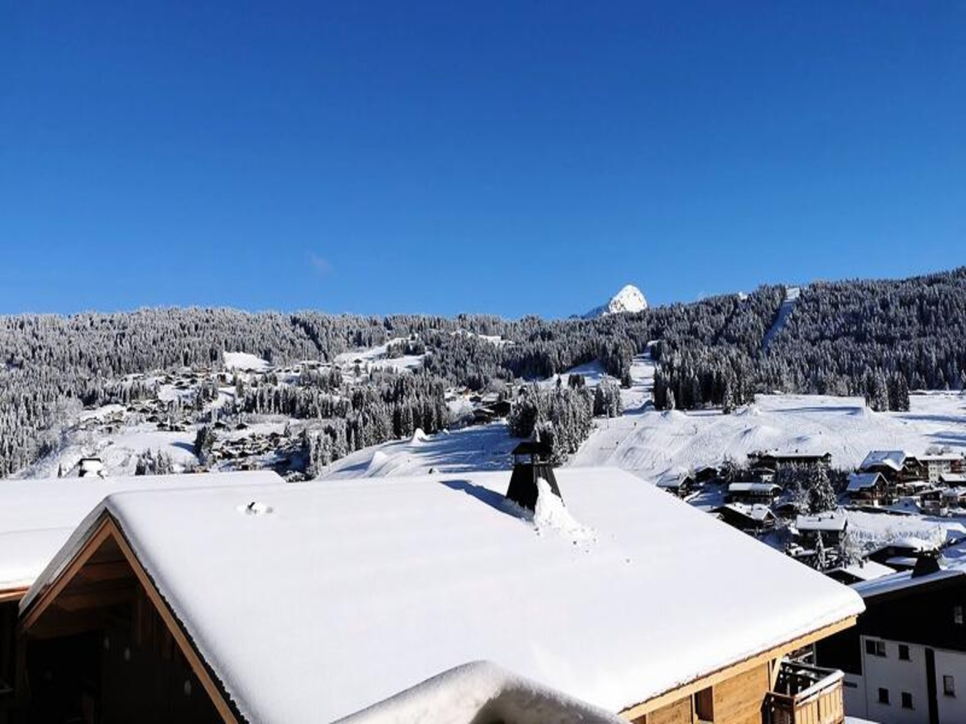 Panoramisch duplex appartement voor 8 personen in Les Gets - foto 13