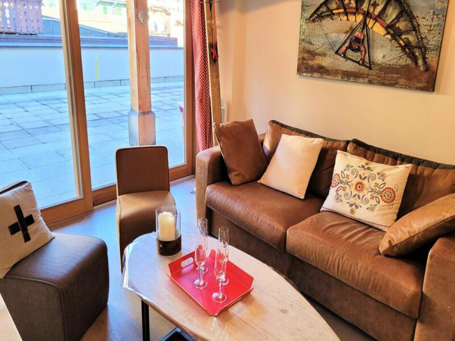 Ruim appartement 8p in Les Gets, direct bij piste & dorp - foto 5