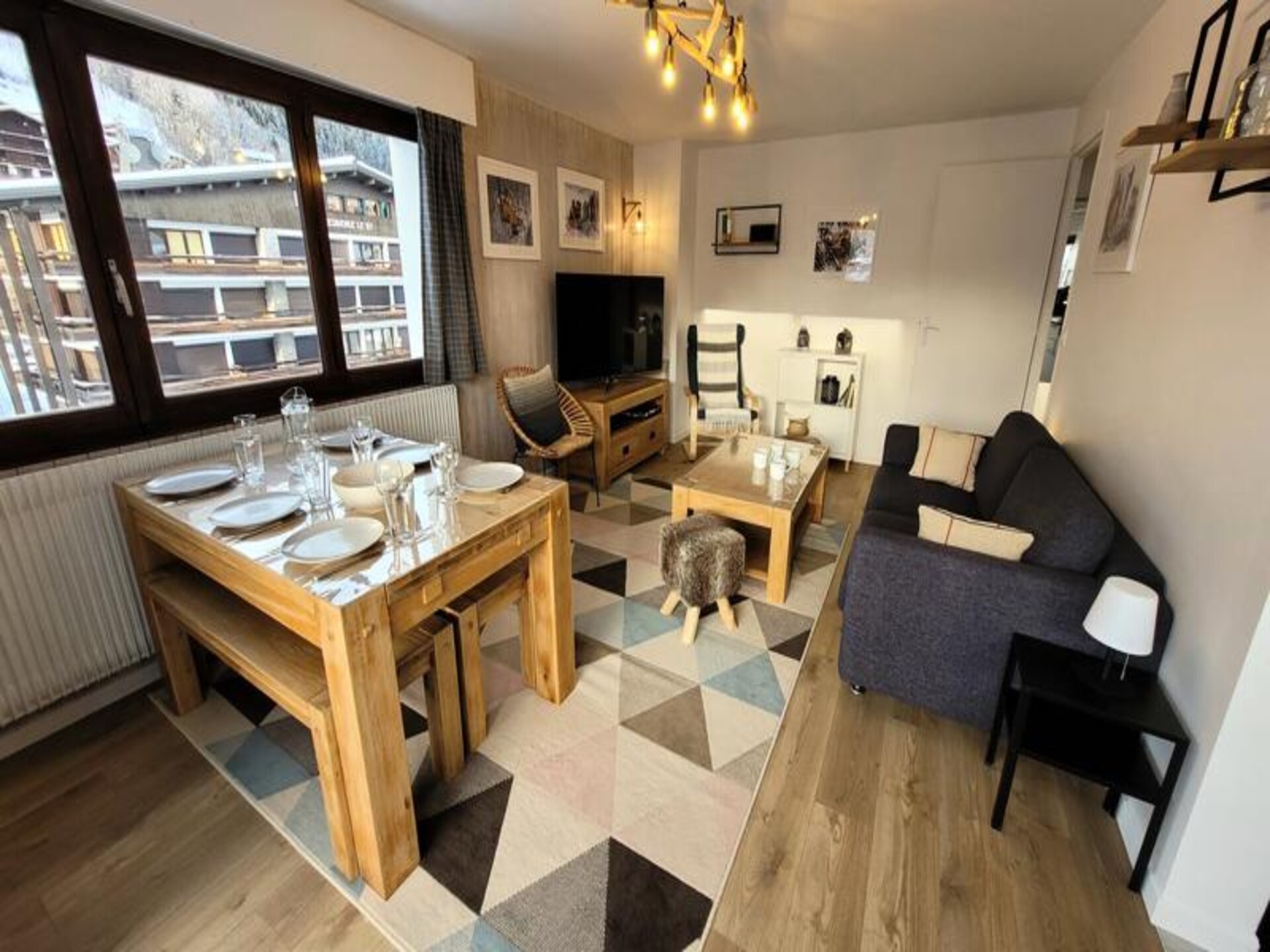 Licht appartement op zuidwesten met balkon, vlakbij het centrum van Les Gets - foto 4