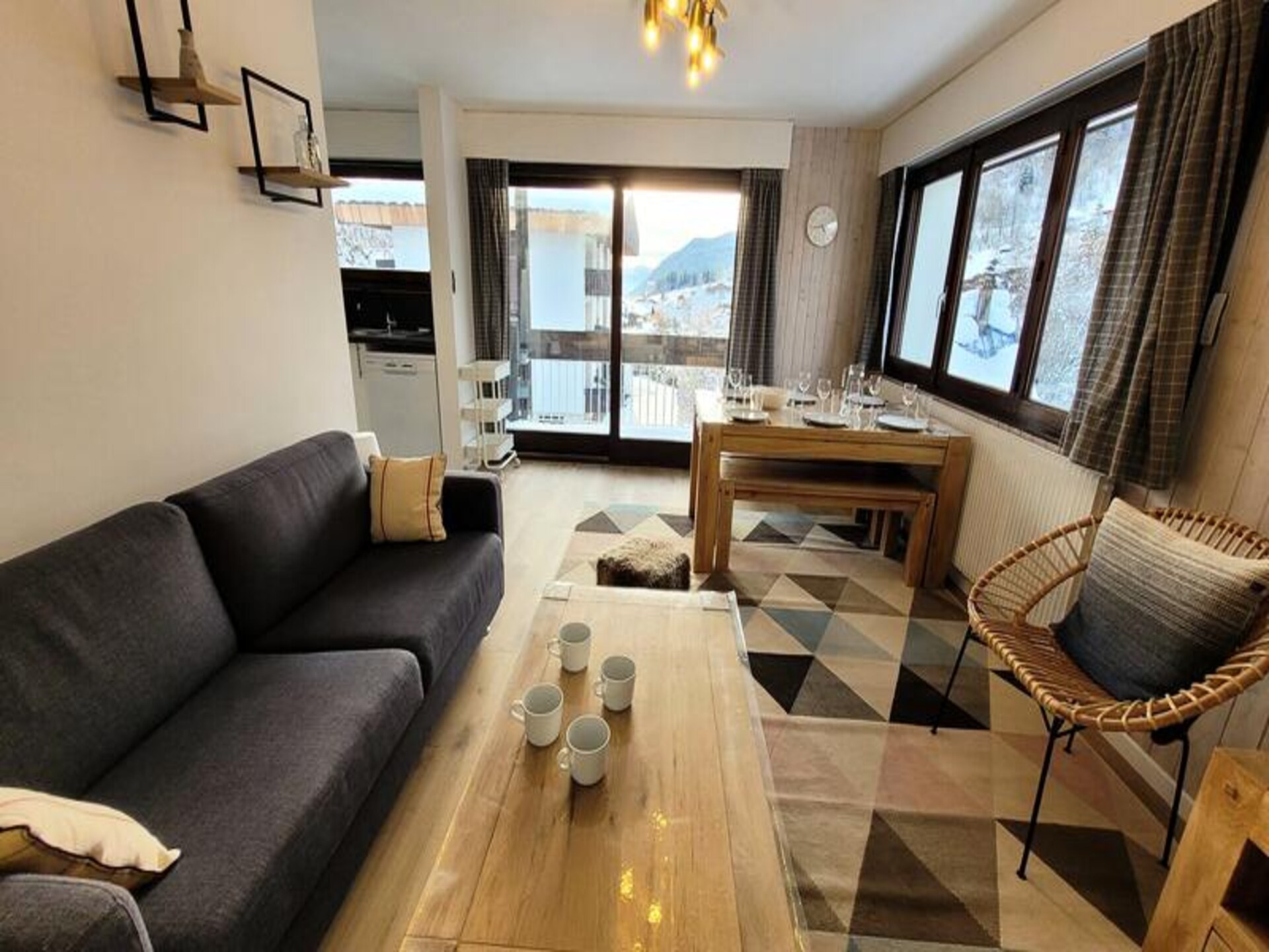 Licht appartement op zuidwesten met balkon, vlakbij het centrum van Les Gets - foto 15