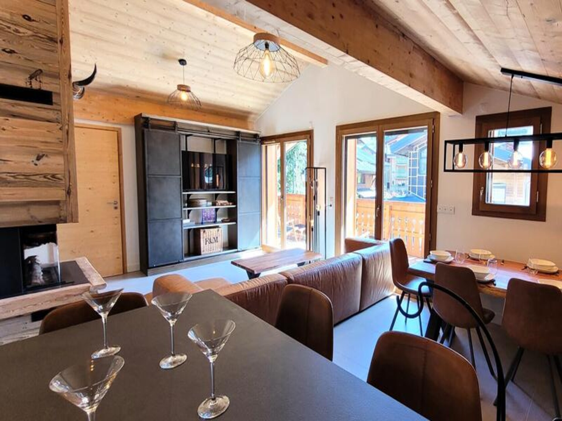 Nieuw modern alpenappartement voor 8, 280m van skipiste Les Gets - foto 9