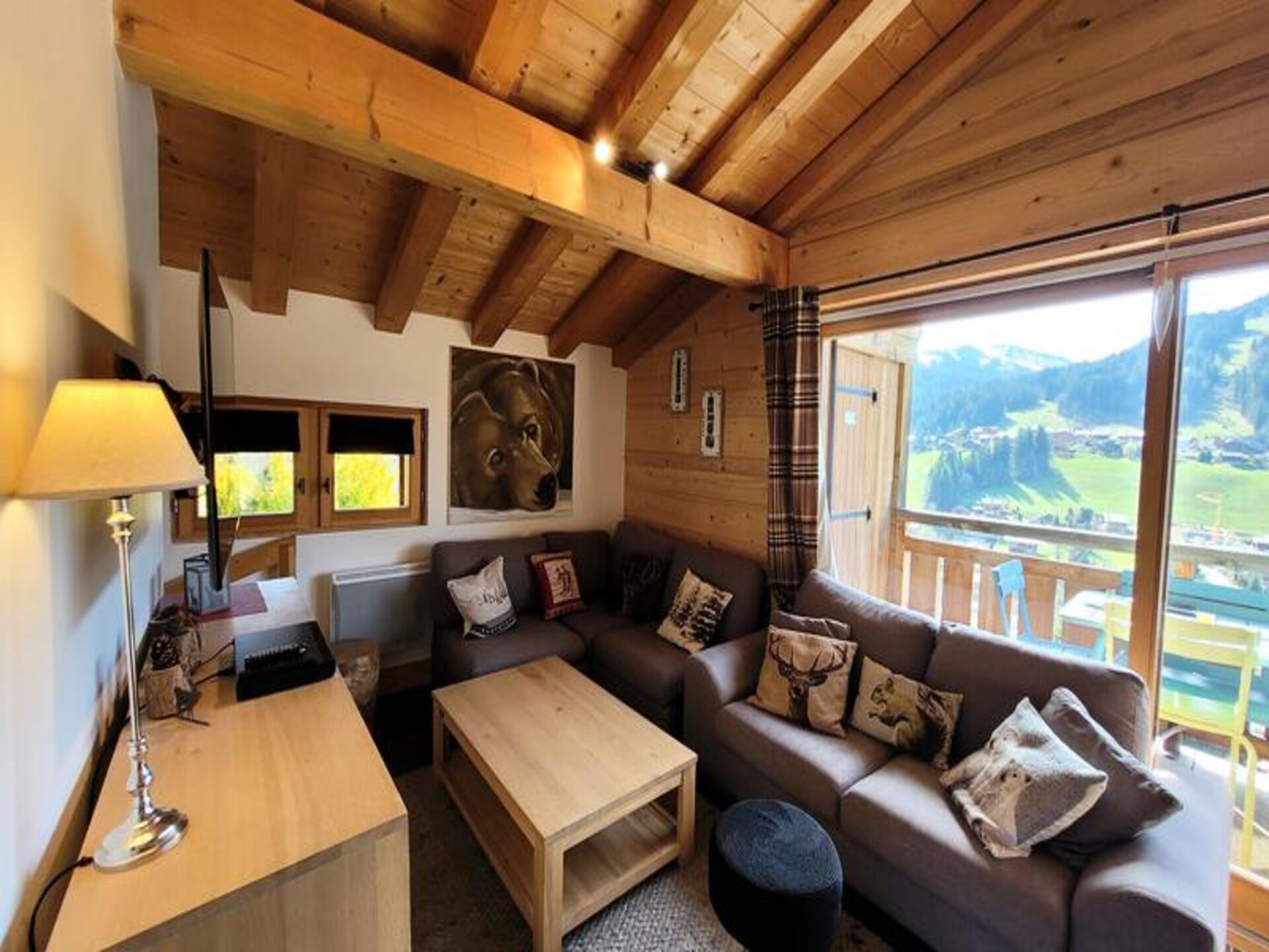 Chalet Chantemerle: Panoramisch appartement met 4 slaapkamers in Les Gets - foto 5