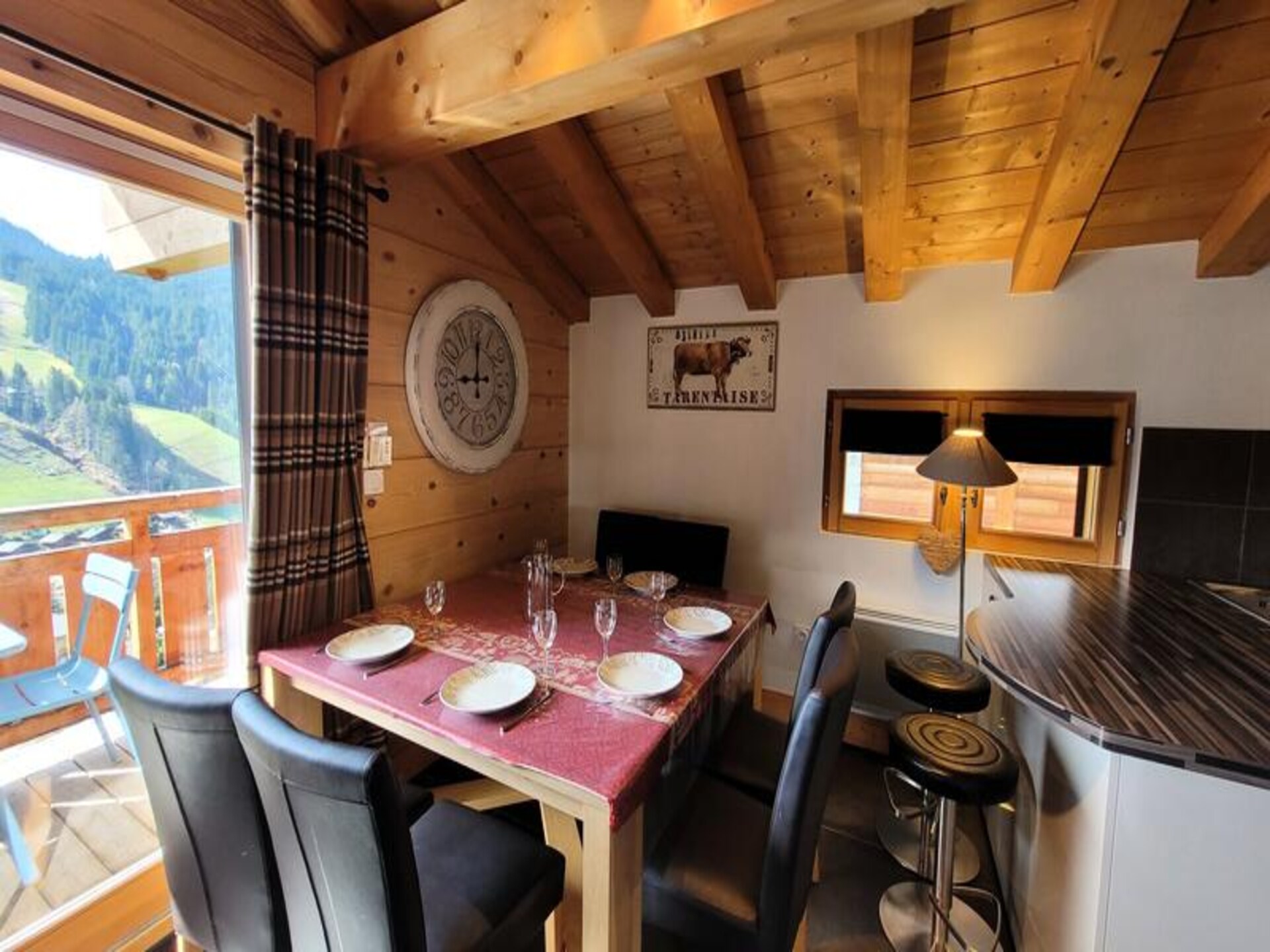 Chalet Chantemerle: Panoramisch appartement met 4 slaapkamers in Les Gets - foto 7