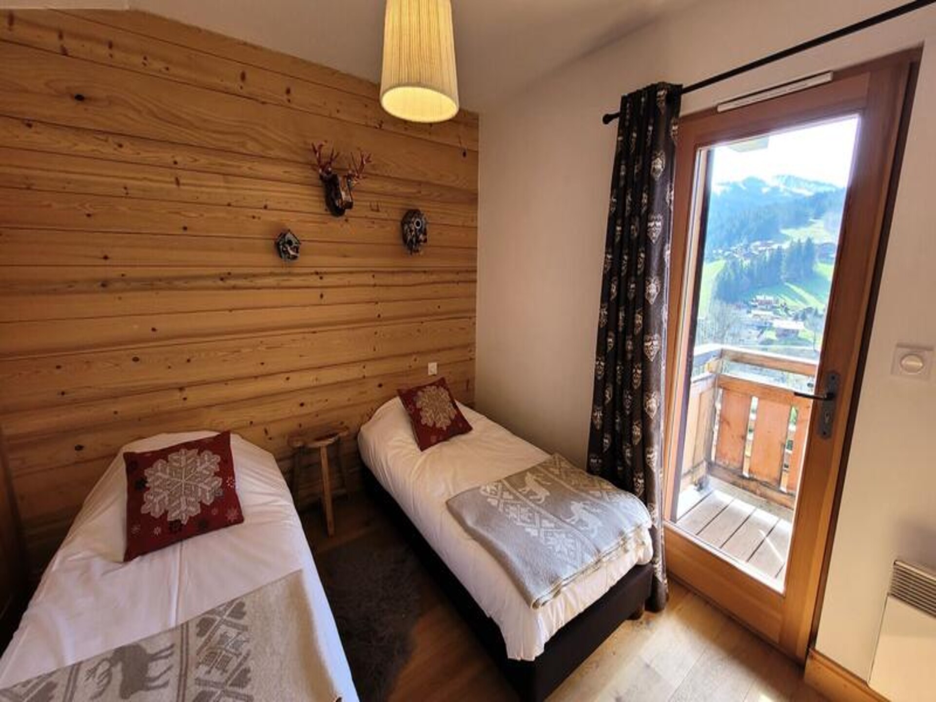 Chalet Chantemerle: Panoramisch appartement met 4 slaapkamers in Les Gets - foto 10
