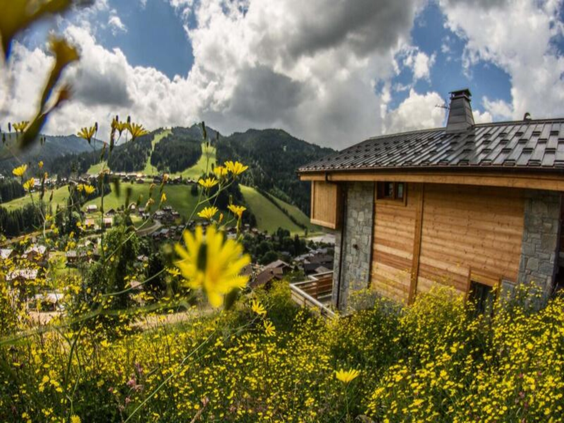 Chalet Chantemerle: Panoramisch appartement met 4 slaapkamers in Les Gets - foto 14