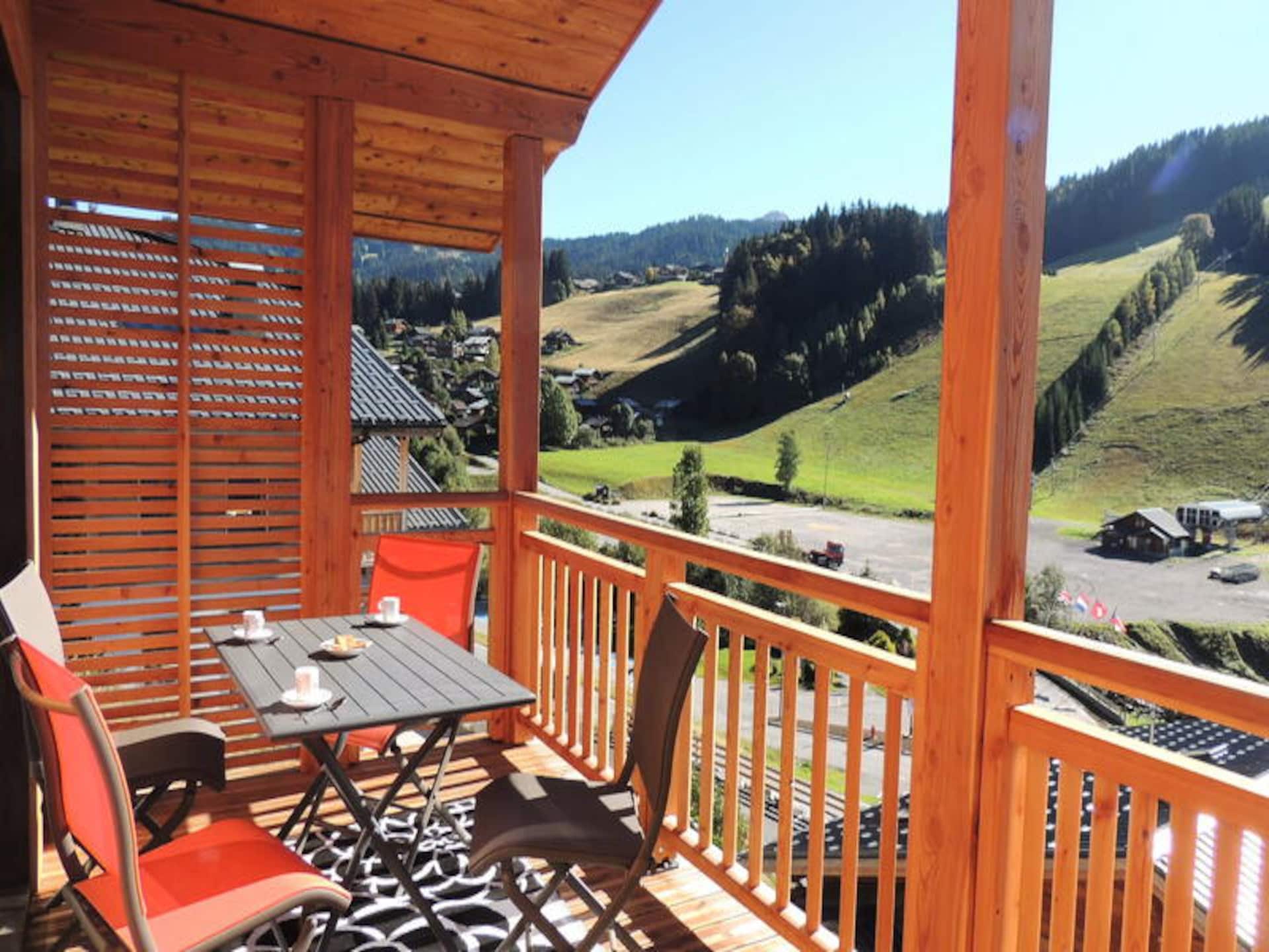 Duplex appartement met panoramisch uitzicht op de pistes in Les Gets - foto 11