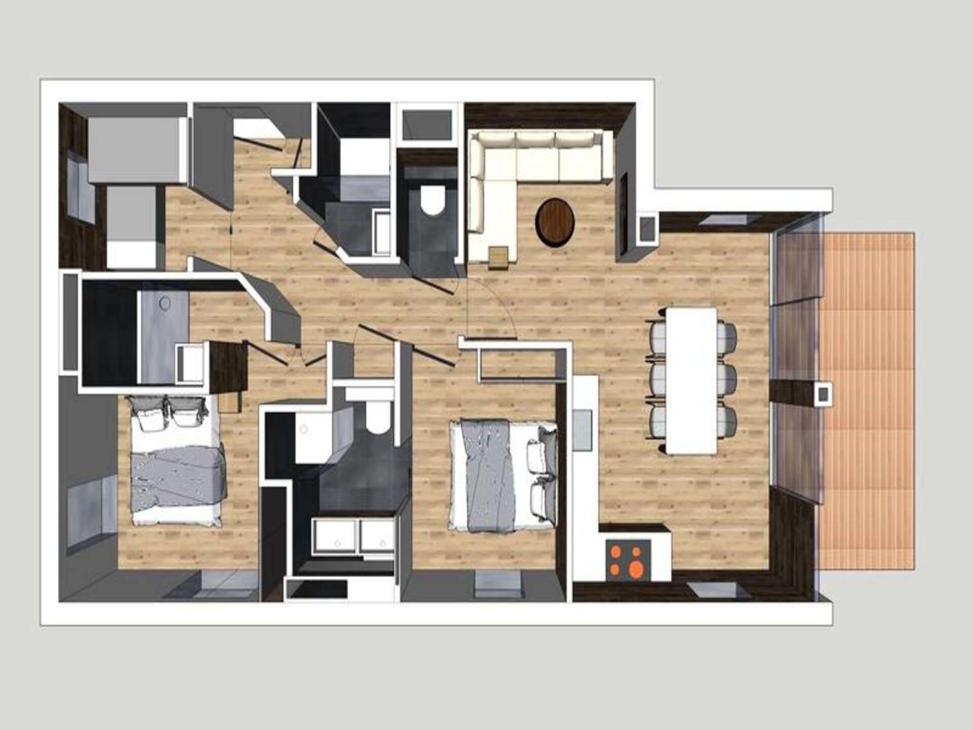 Modern 4-sterrenappartement op 150m van de skilift in Les Gets - foto 11