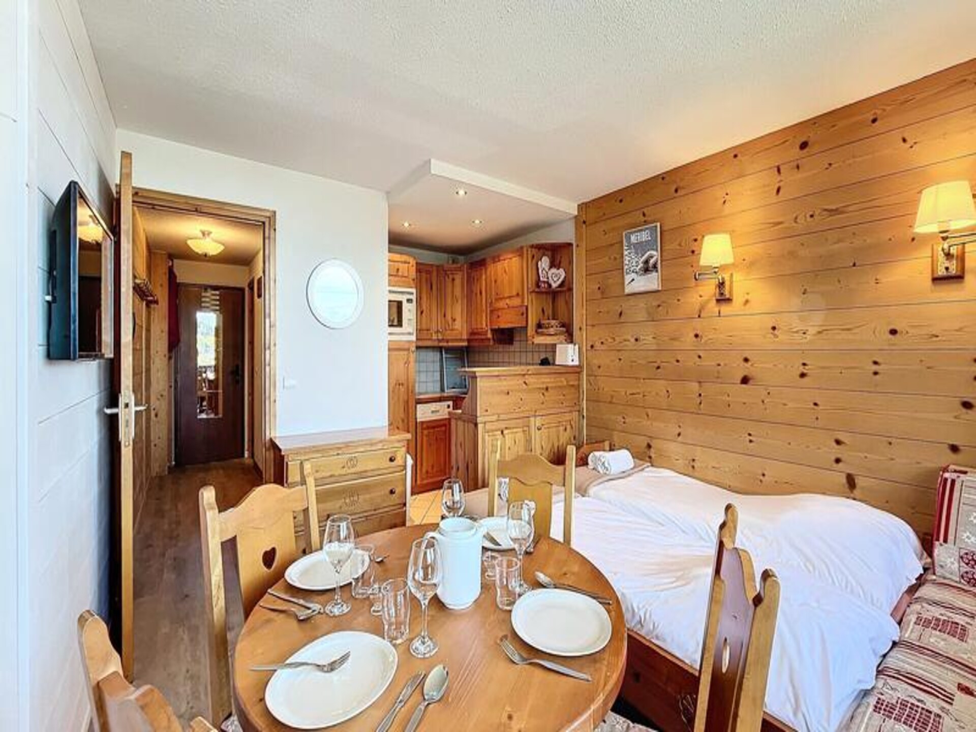 Appartement op 10e verdieping met panoramisch dalzicht en directe ski-toegang - foto 12
