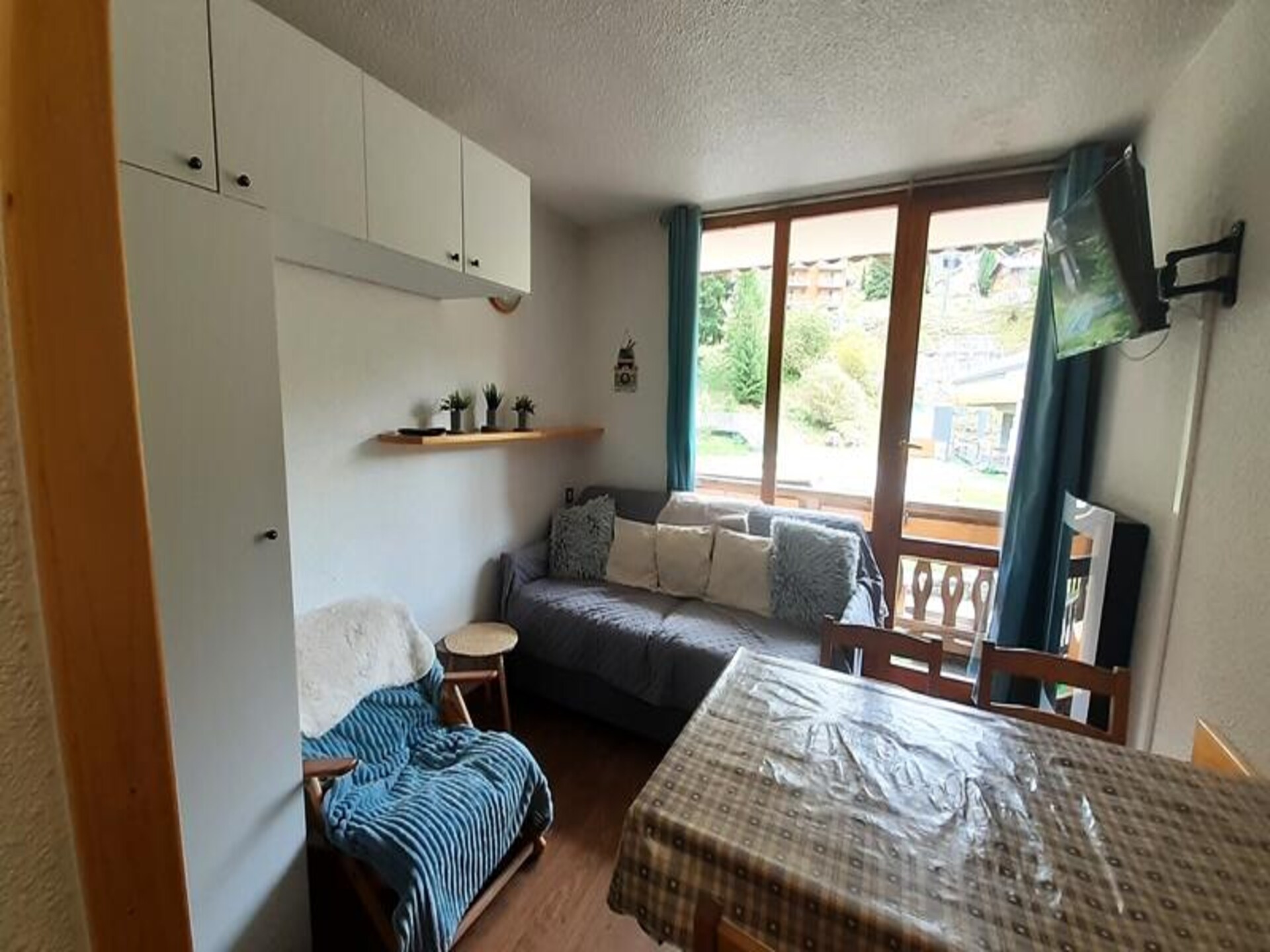 Knusse studio in Valfréjus, 20 meter van de piste - foto 3