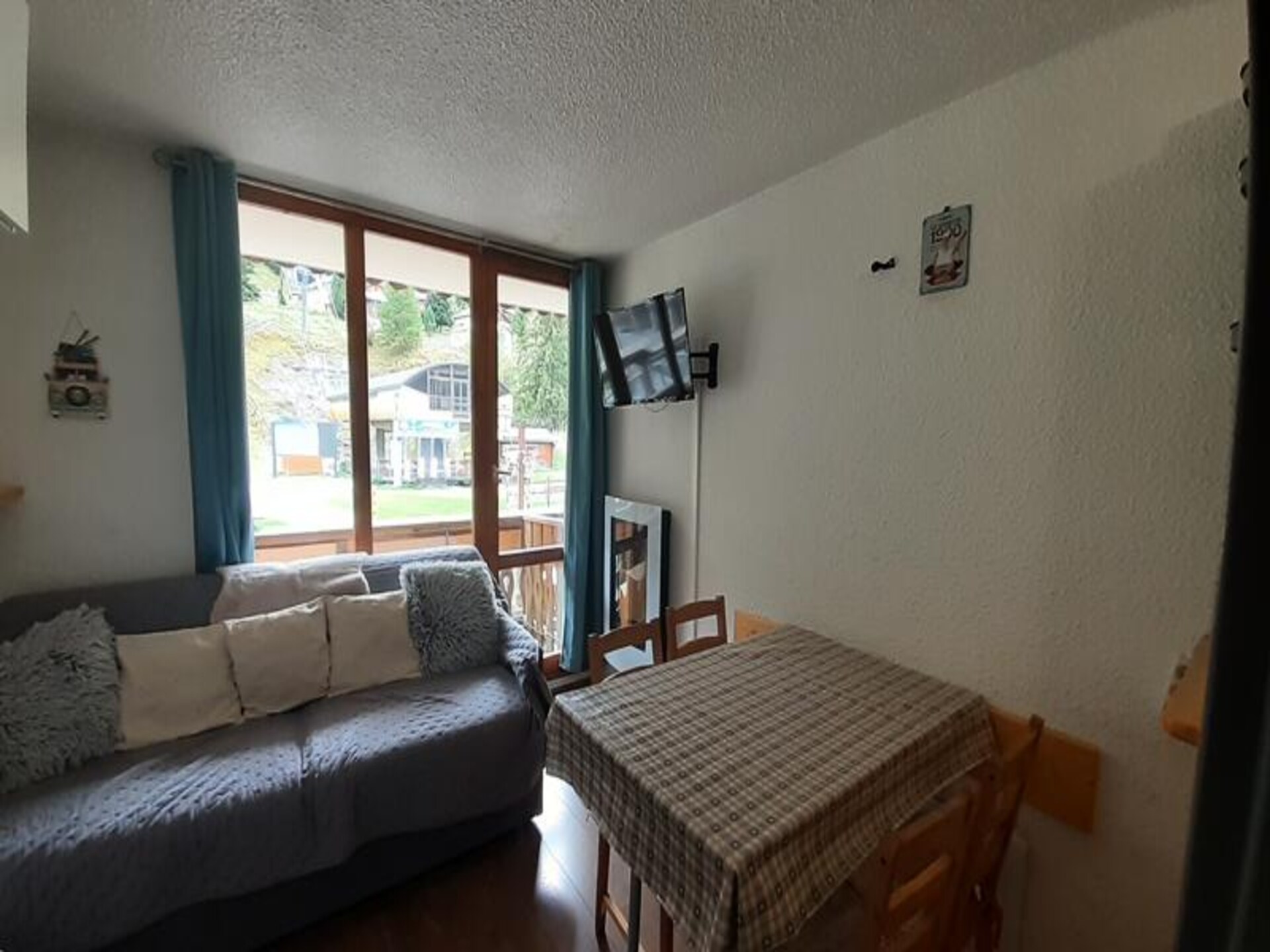 Knusse studio in Valfréjus, 20 meter van de piste - foto 4