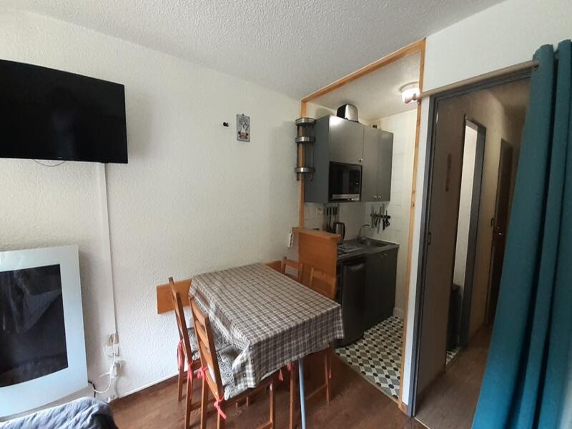 Knusse studio in Valfréjus, 20 meter van de piste - foto 11