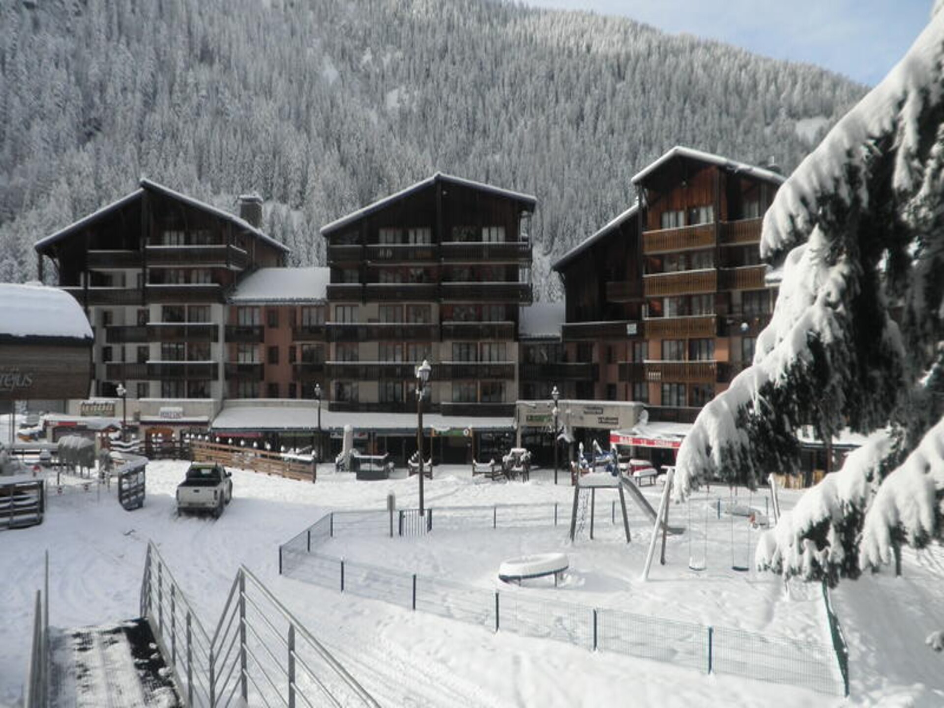 Knusse studio in Valfréjus, 20 meter van de piste - foto 13
