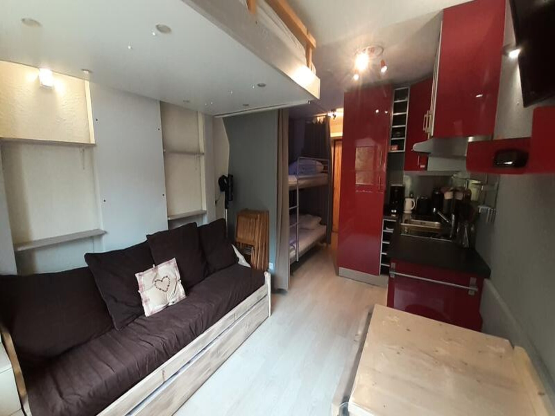 Knusse studio op 20m van de piste in Valfréjus met zuidbalkon - foto 2