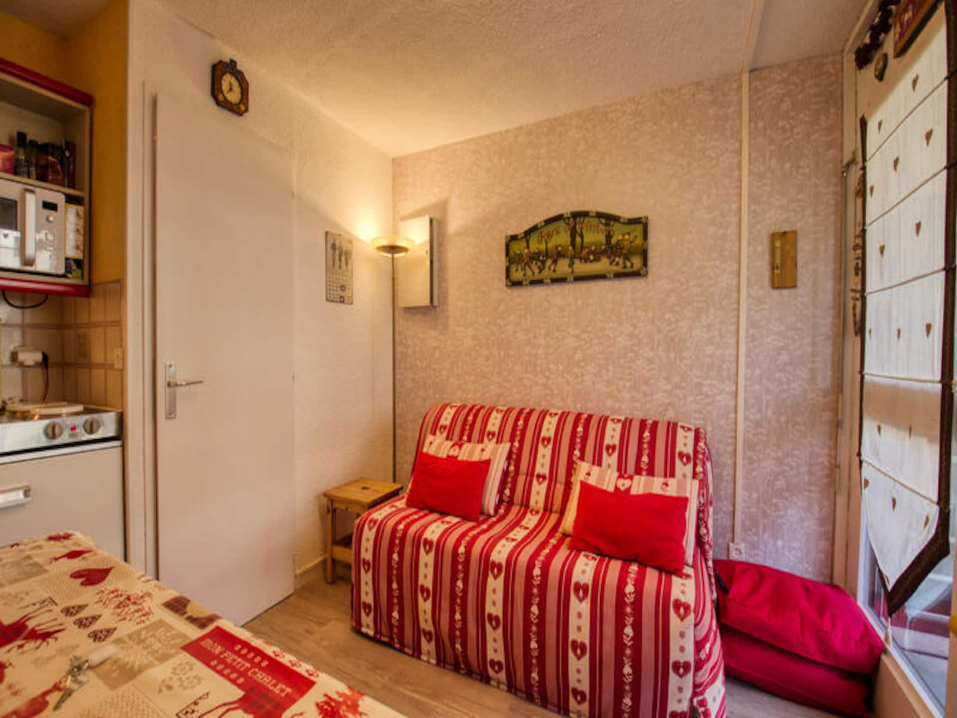 Knusse studio aan de piste in Morillon 1100 voor 4 personen - foto 8