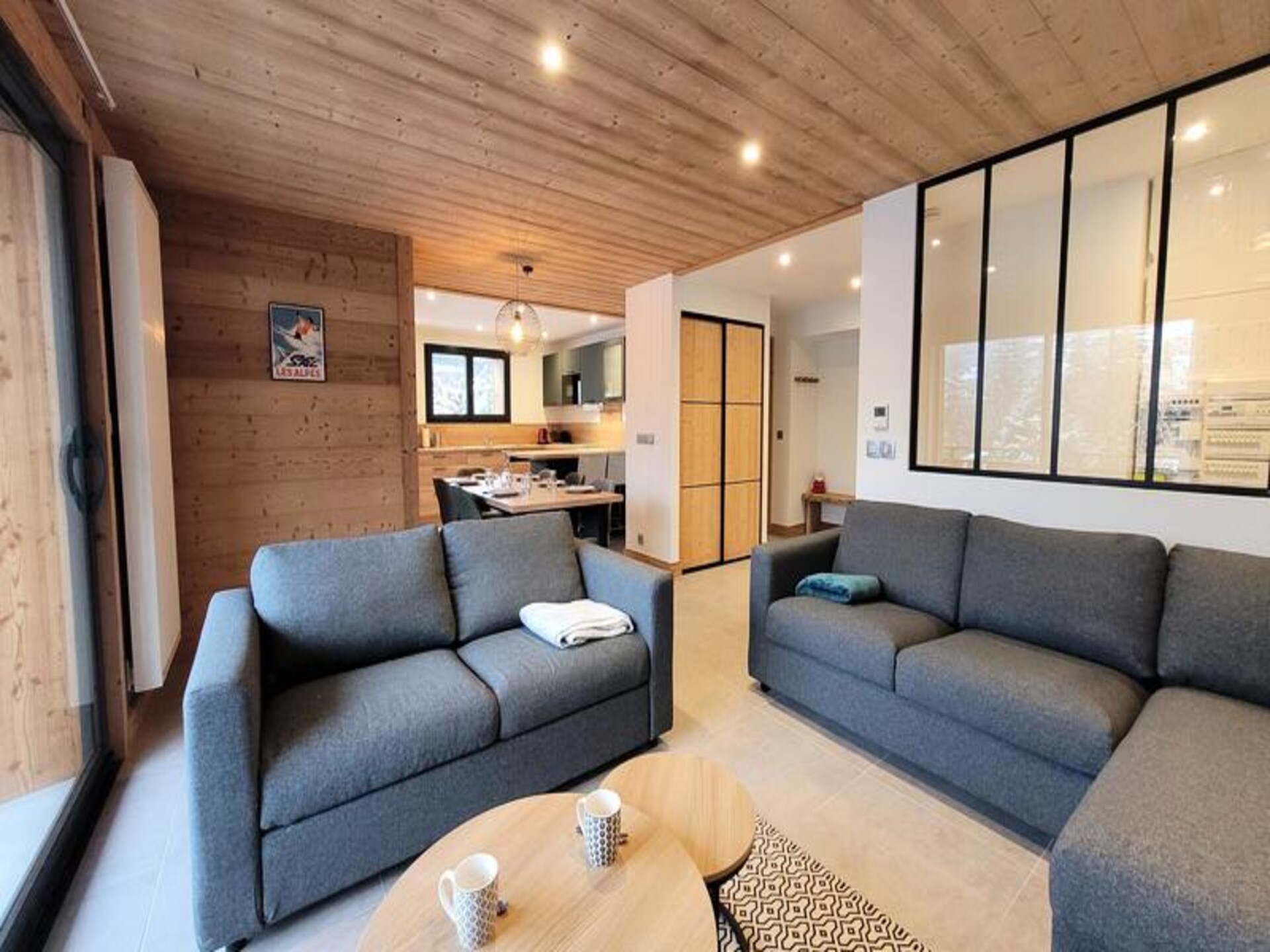 Licht appartement op 50m van de pistes met balkon in Les Gets - foto 4