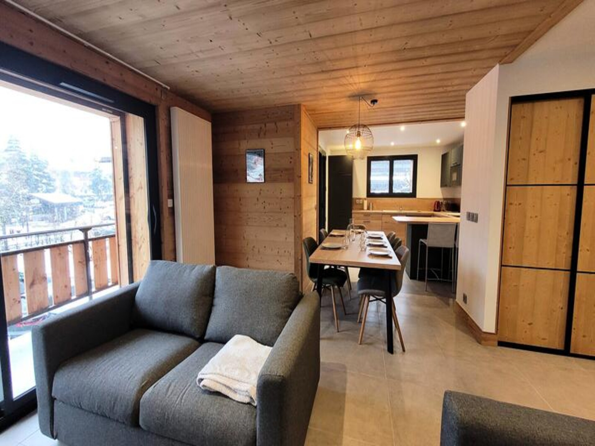 Licht appartement op 50m van de pistes met balkon in Les Gets - foto 13