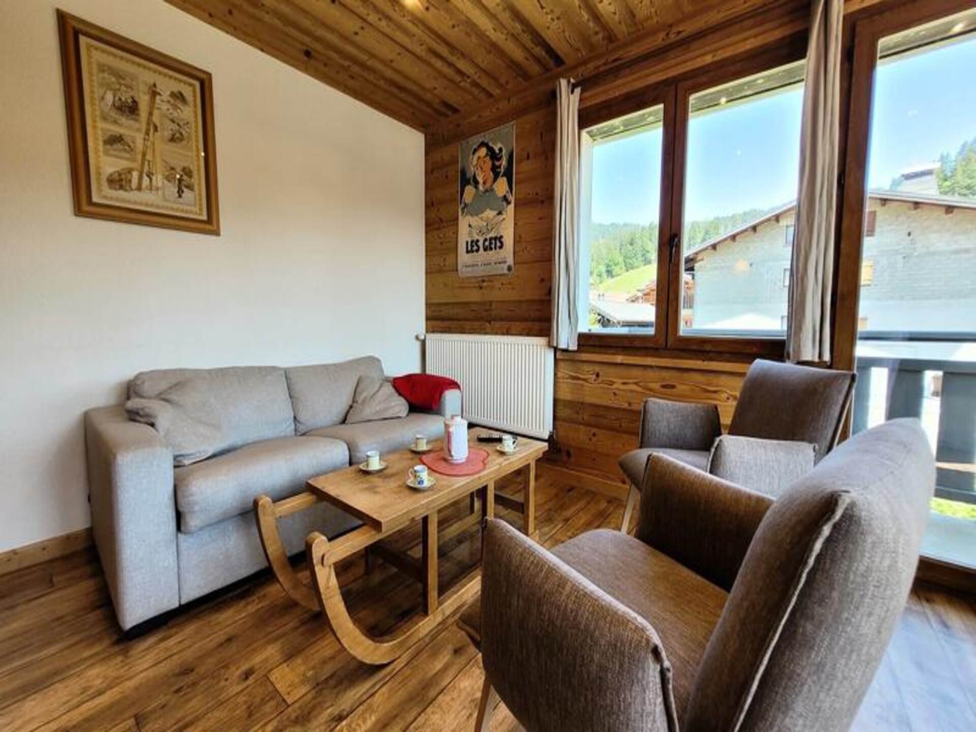 Sfeervol appartement in Résidence Beau Sejour, Les Gets - foto 5
