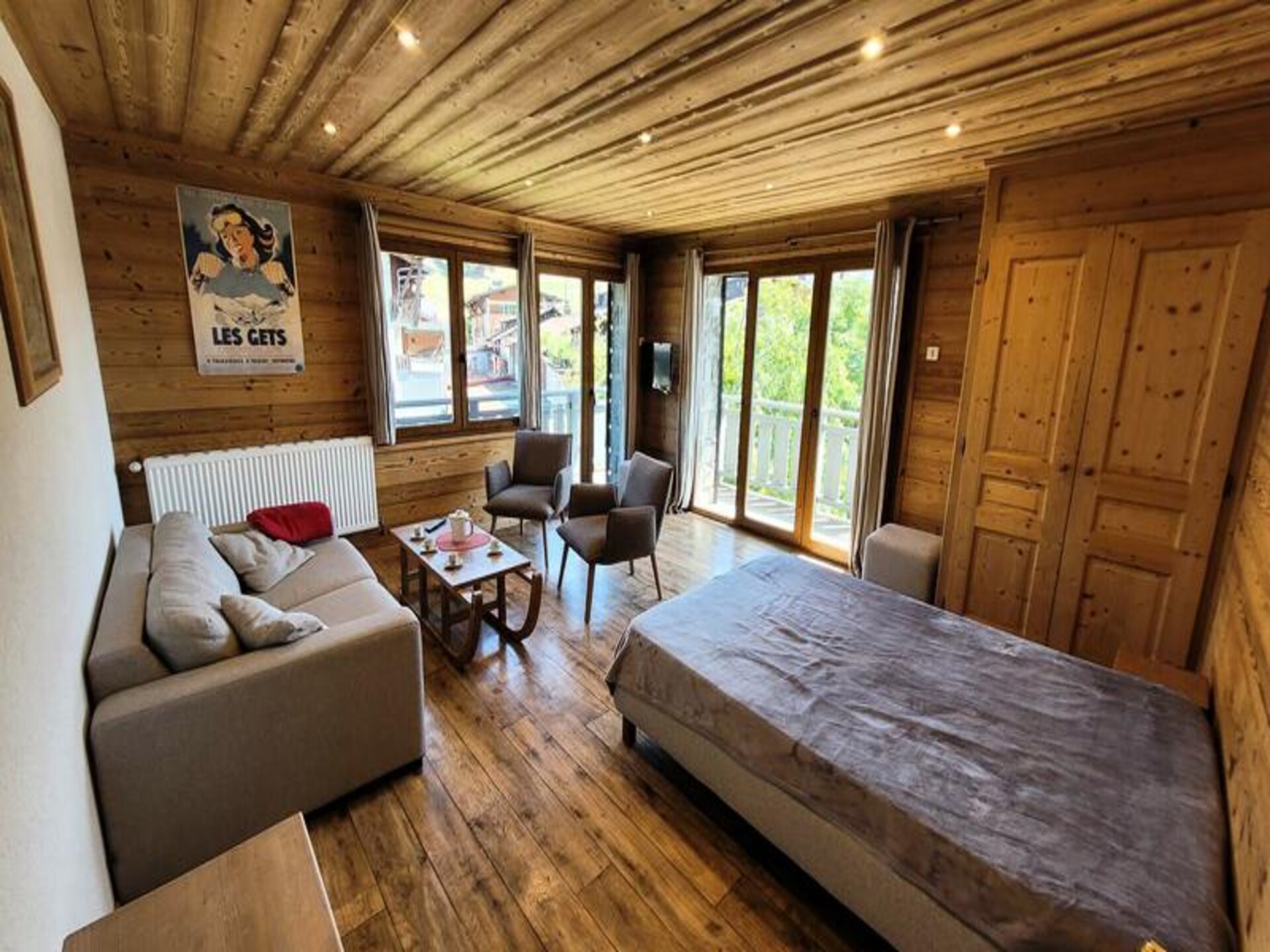 Sfeervol appartement in Résidence Beau Sejour, Les Gets - foto 10