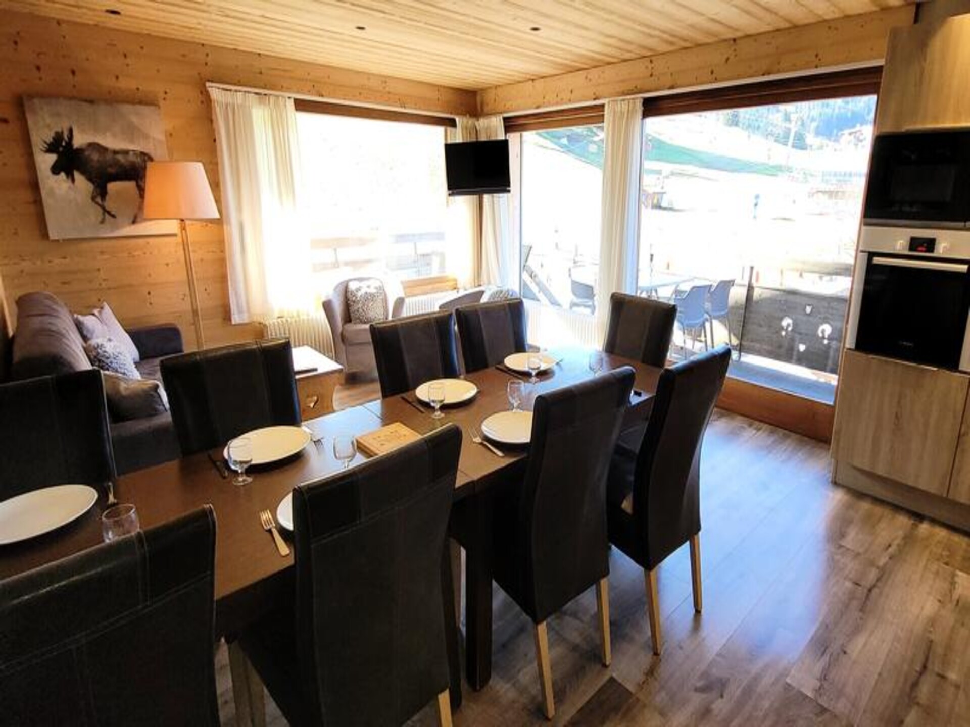 Appartement 85m² direct aan de piste in Les Gets voor 8 personen - foto 5