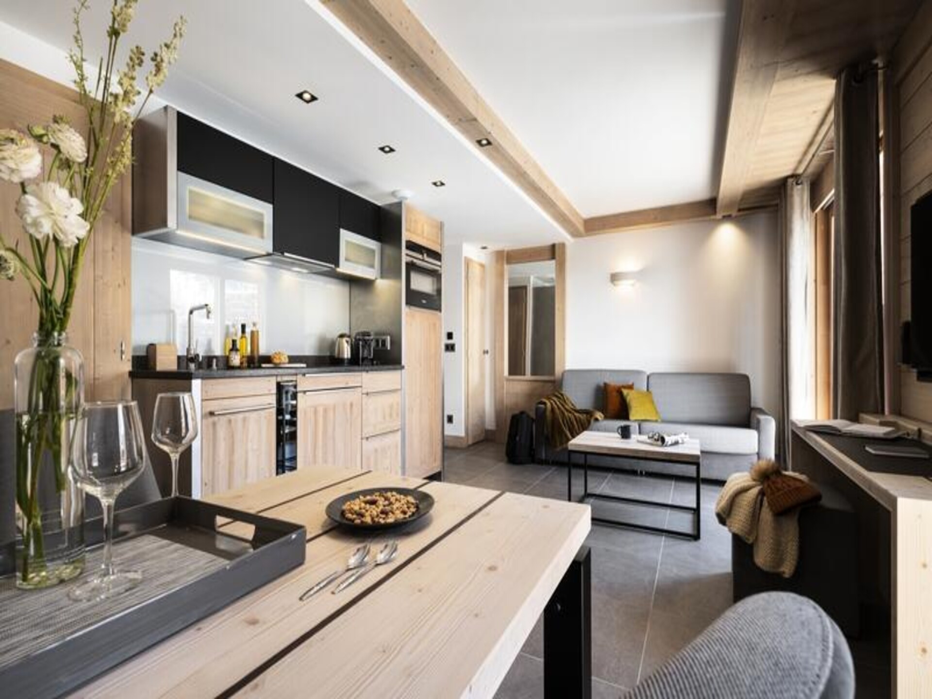 Résidence Akoya in Valmorel: luxe appartement voor 4 personen op 300m van de piste - foto 3