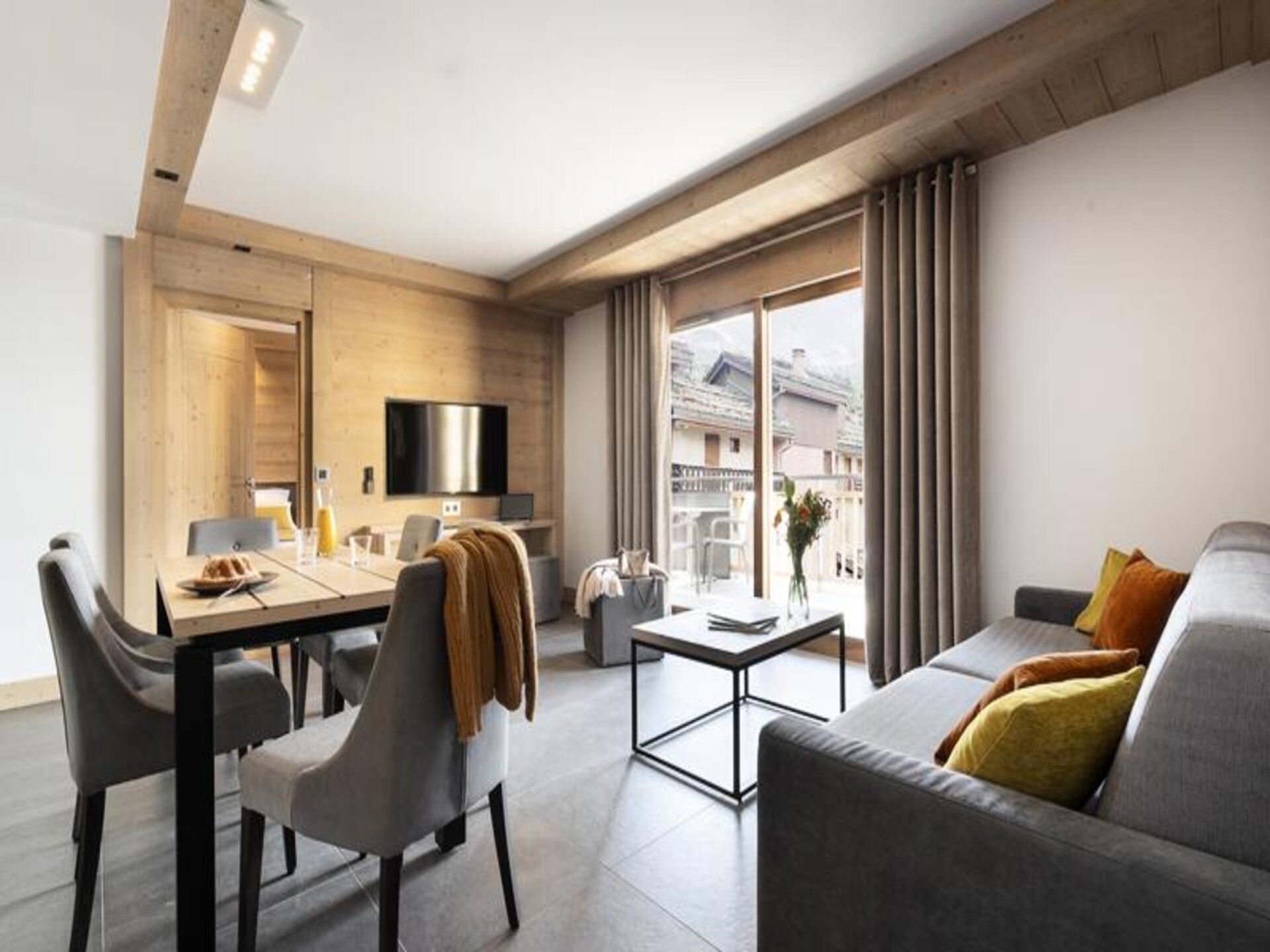 Luxe appartement in Résidence Akoya – 6 pers., wellness & 300m van de piste - foto 4