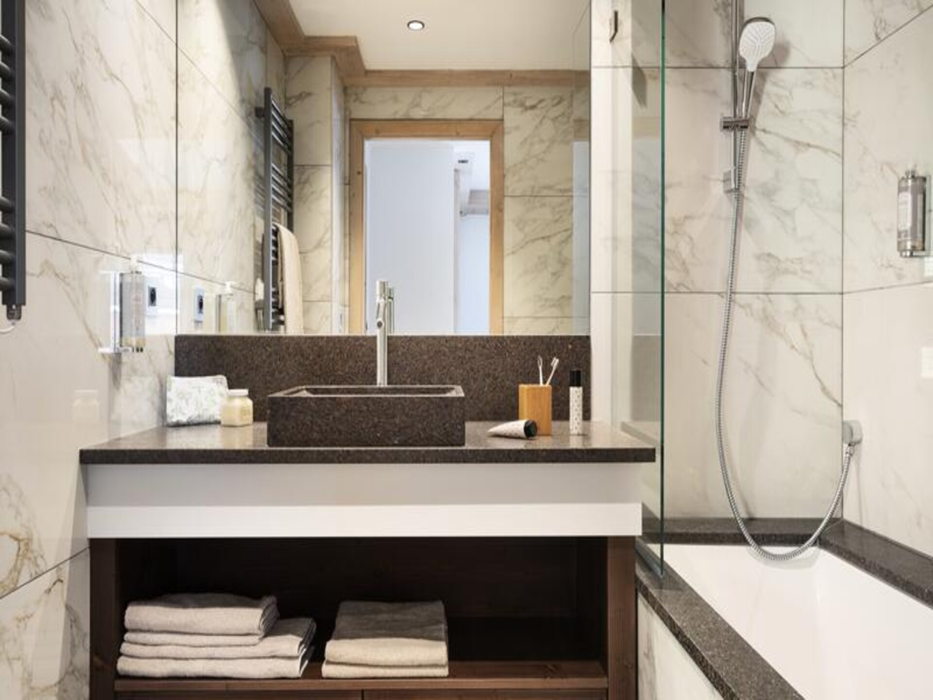 Luxe appartement in Résidence Akoya – 6 pers., wellness & 300m van de piste - foto 8