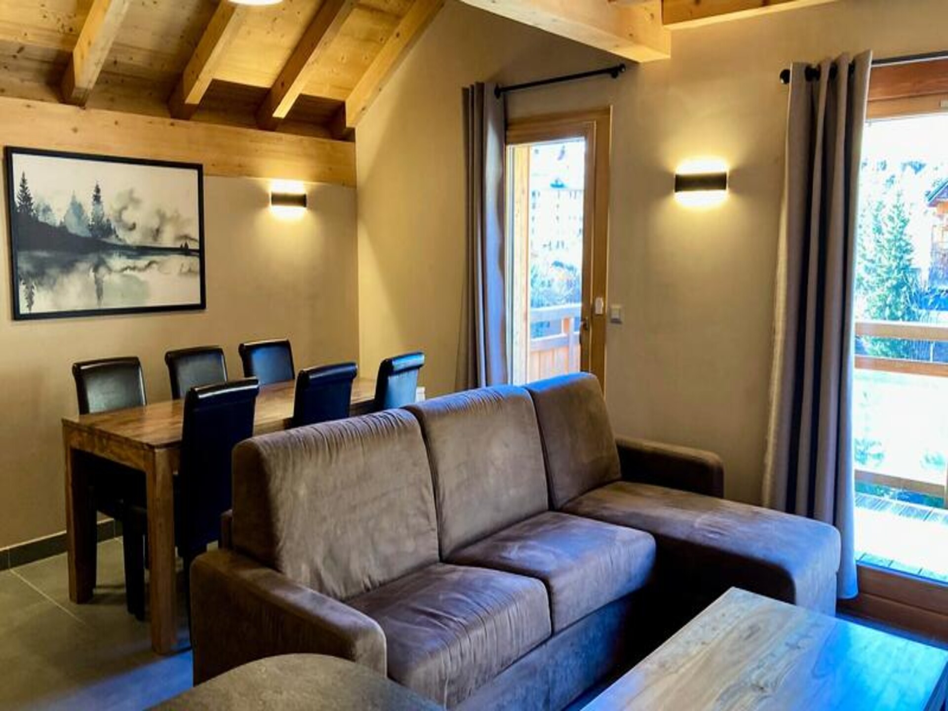 Duplex voor 6 personen in het hart van Les Deux Alpes, vlakbij de piste - foto 4