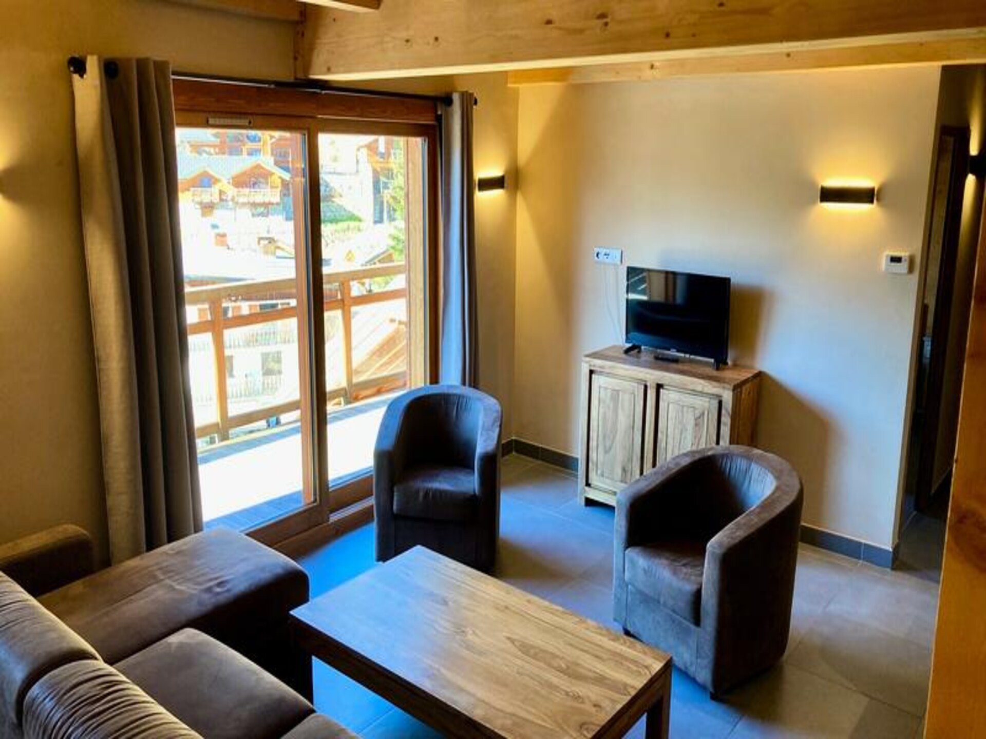 Duplex voor 6 personen in het hart van Les Deux Alpes, vlakbij de piste - foto 7