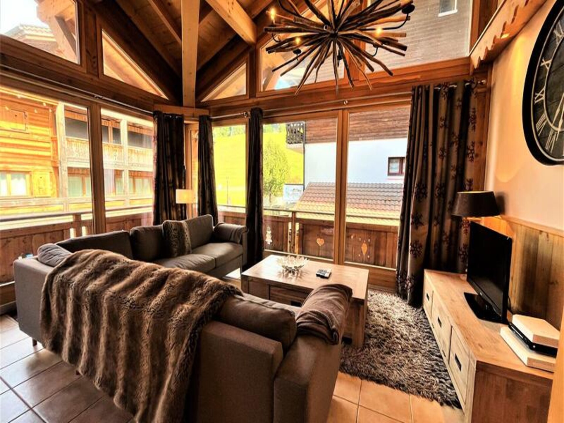 Appartement 6 personen aan de piste in Les Gets, 3 slaapkamers - foto 3
