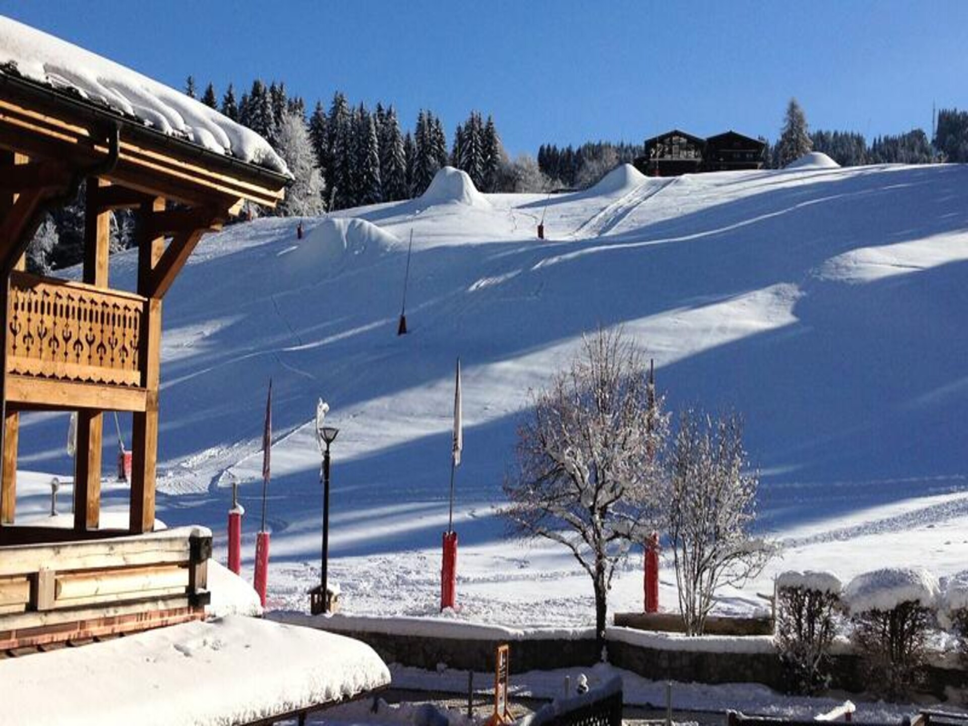 Appartement 6 personen aan de piste in Les Gets, 3 slaapkamers - foto 8
