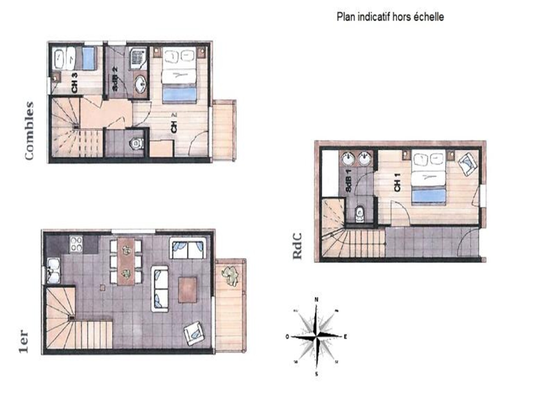 Luxe triplex appartement met panoramisch uitzicht op de pistes in Les Gets - foto 14