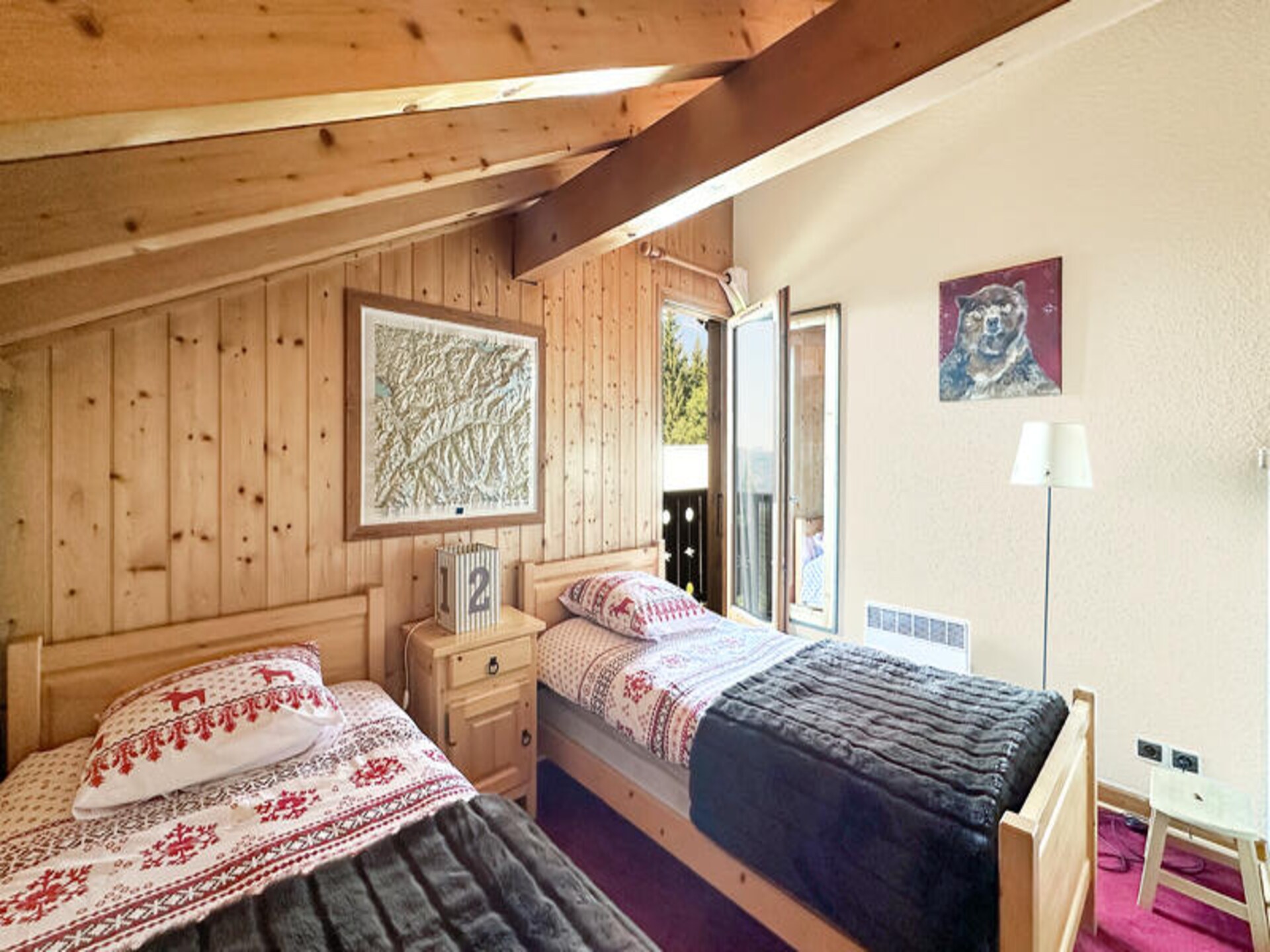 Vrijstaand chalet met bergzicht op 750m van de skilift in Les Carroz - foto 9