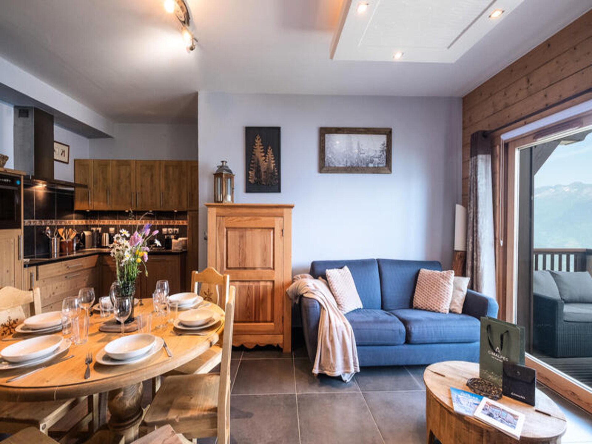 Appartement op de piste in Villard-sur-Doron met gedeeld zwembad - foto 2