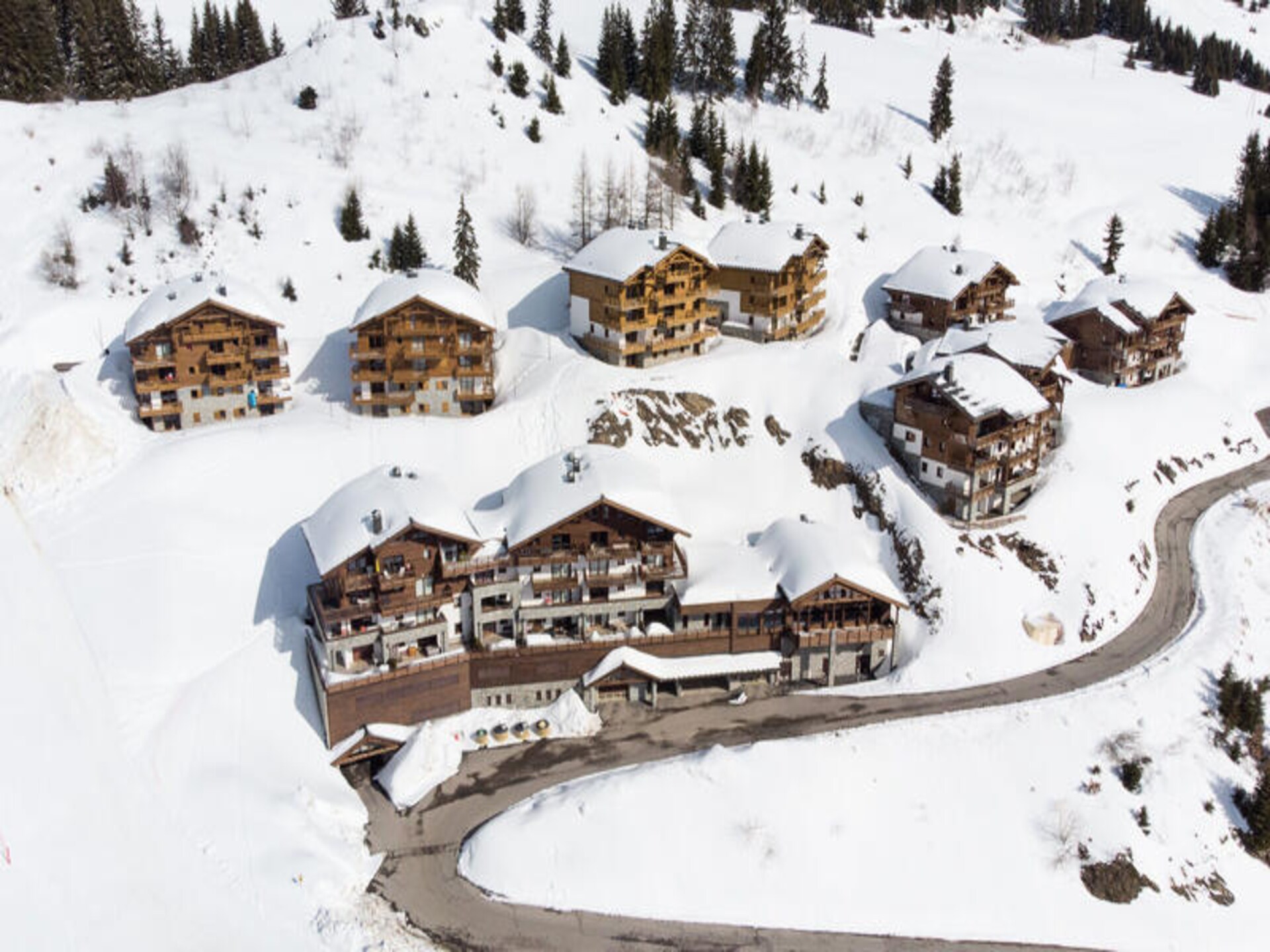 Appartement op de piste in Villard-sur-Doron met gedeeld zwembad - foto 12