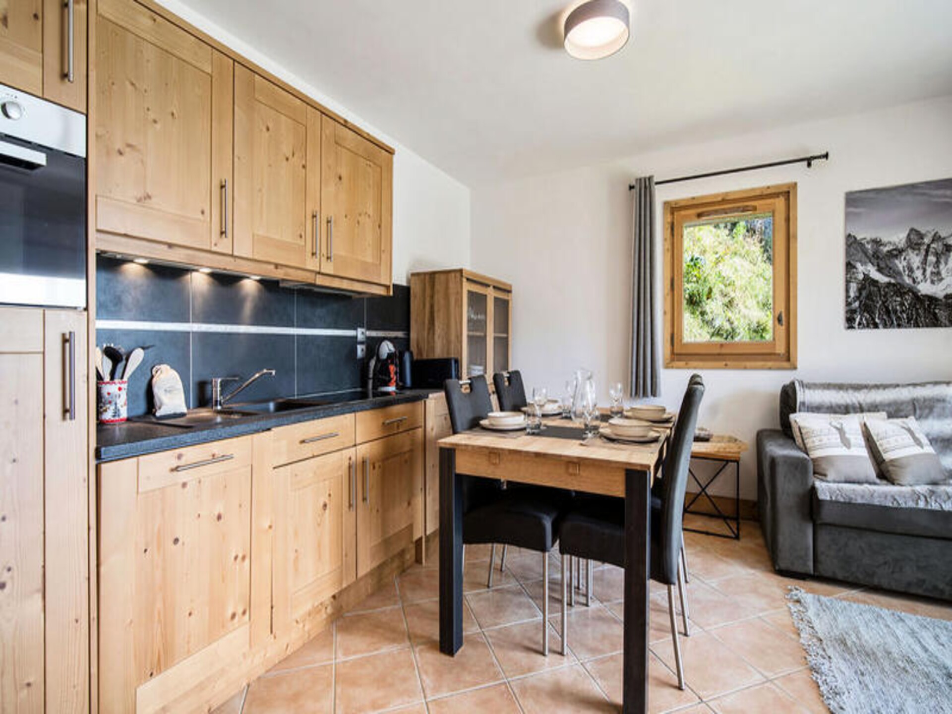 Appartement 6p in Villard-sur-Doron met uitzicht op de Mont Blanc - foto 3
