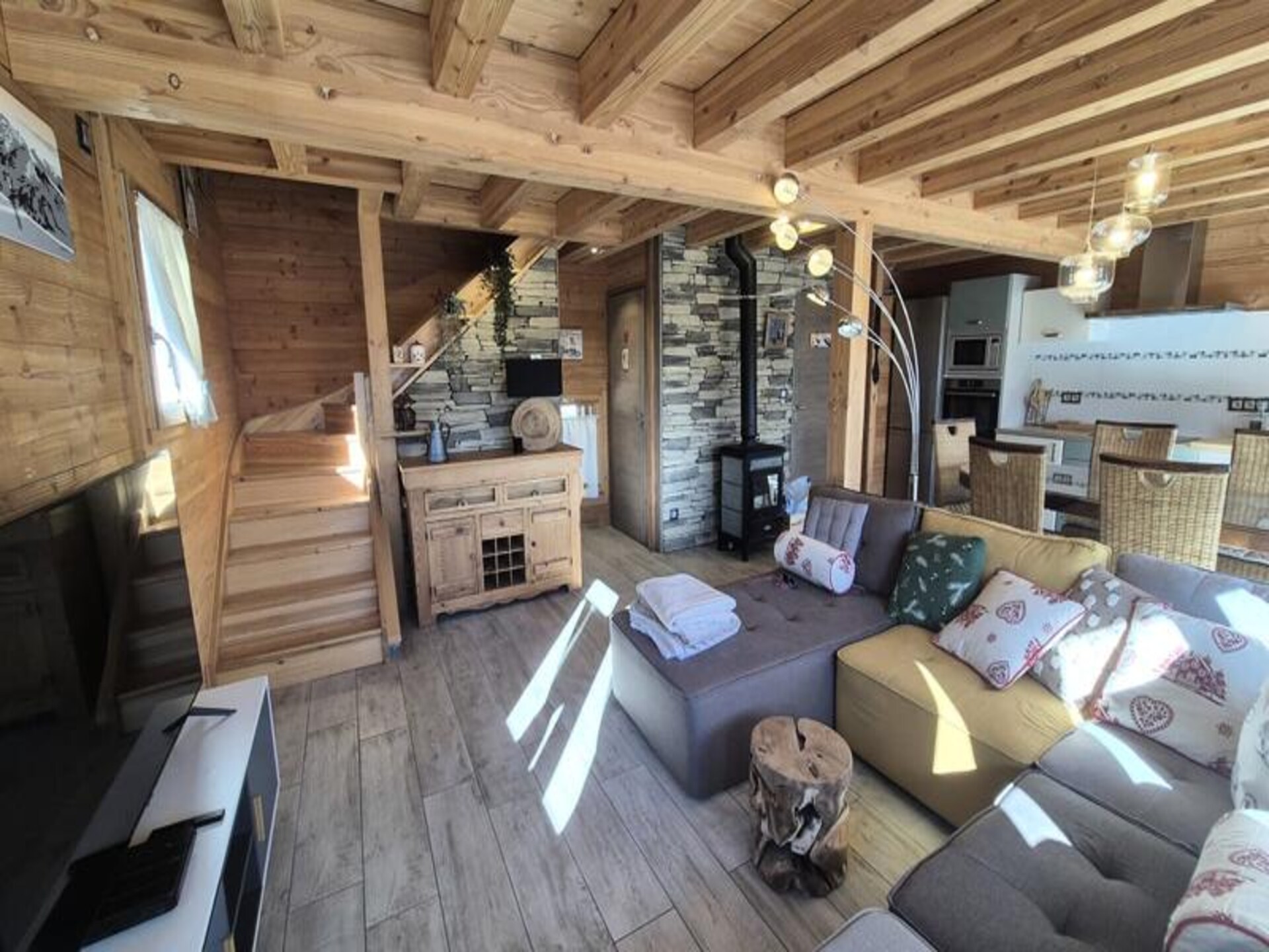 Chalet voor 10 personen met directe toegang tot de skipistes in La Féclaz - foto 19